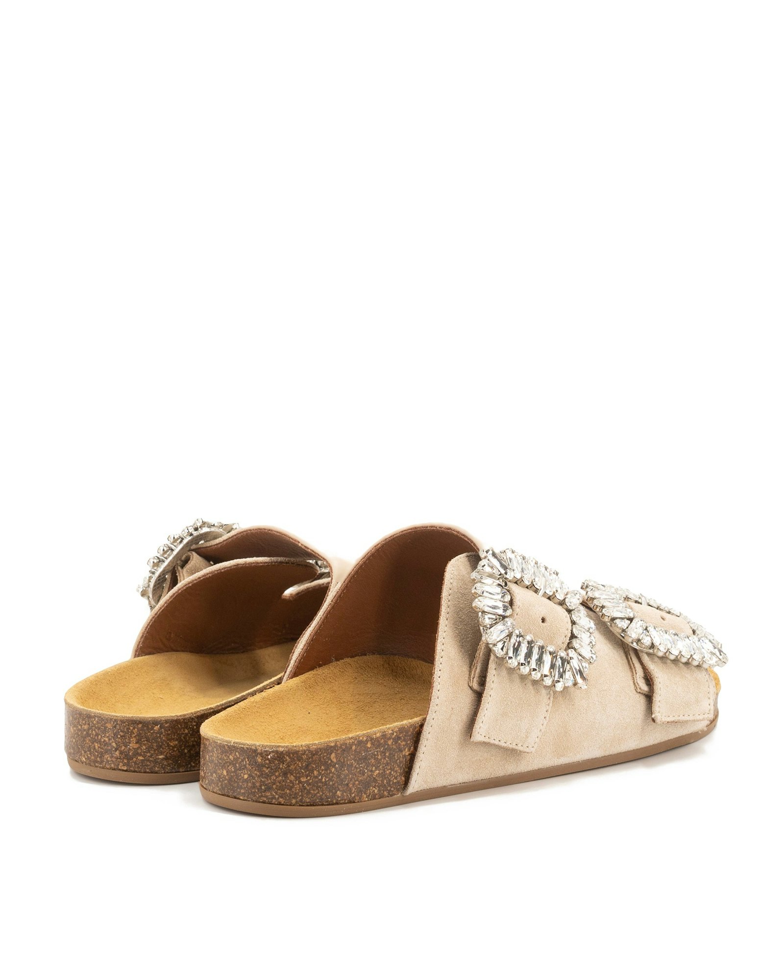 SAND SUEDE SANDALS made by Toral