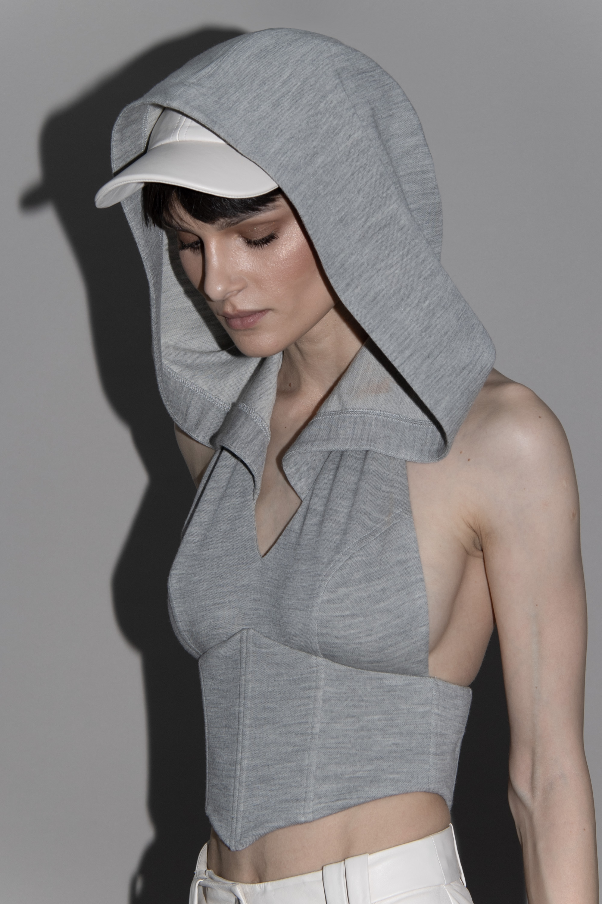 Corset best sale grey hoodie