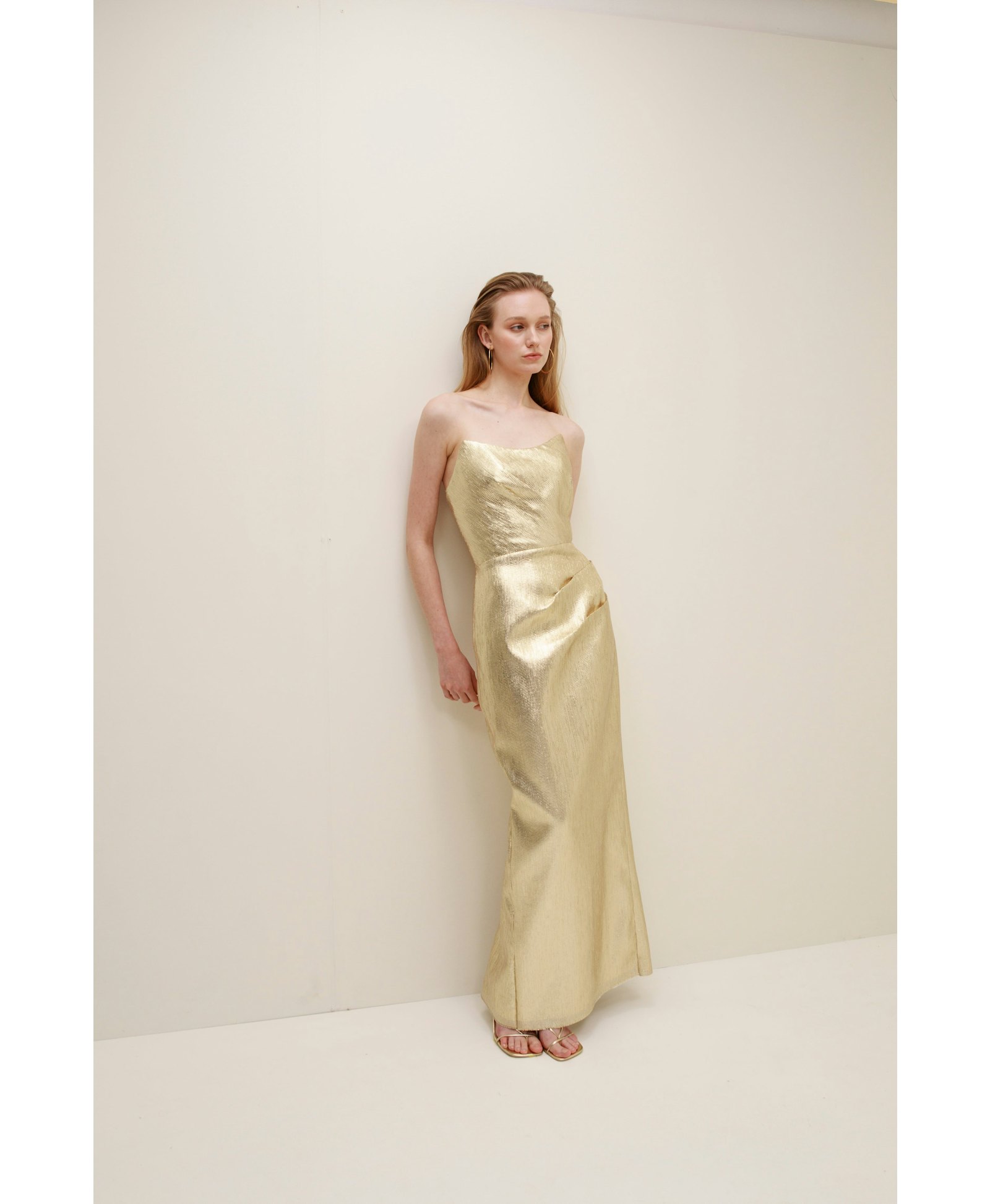 Mare Gold Dress made by Francesca Miranda