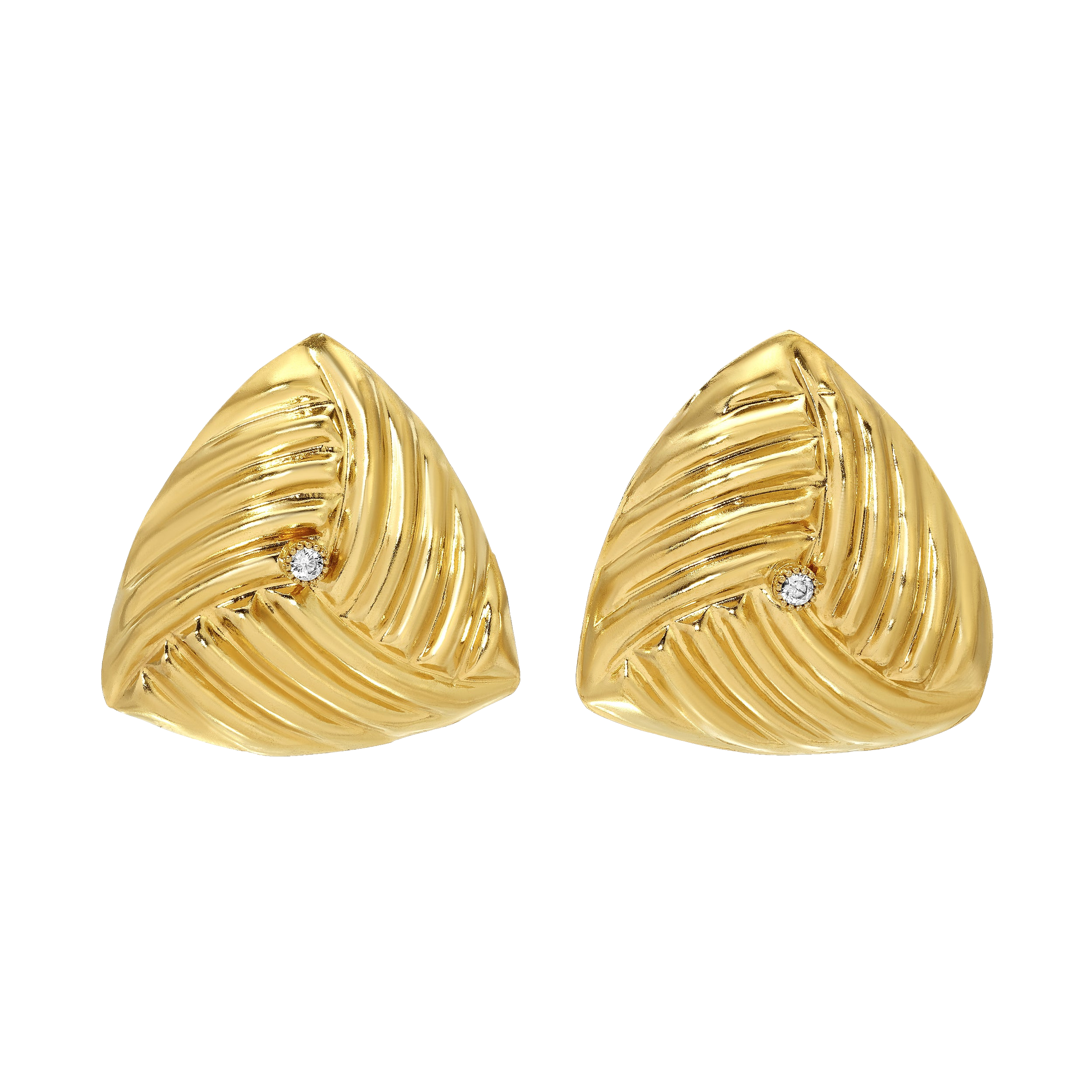 Shop Zepplin The Label Melody Earrings In Yellow