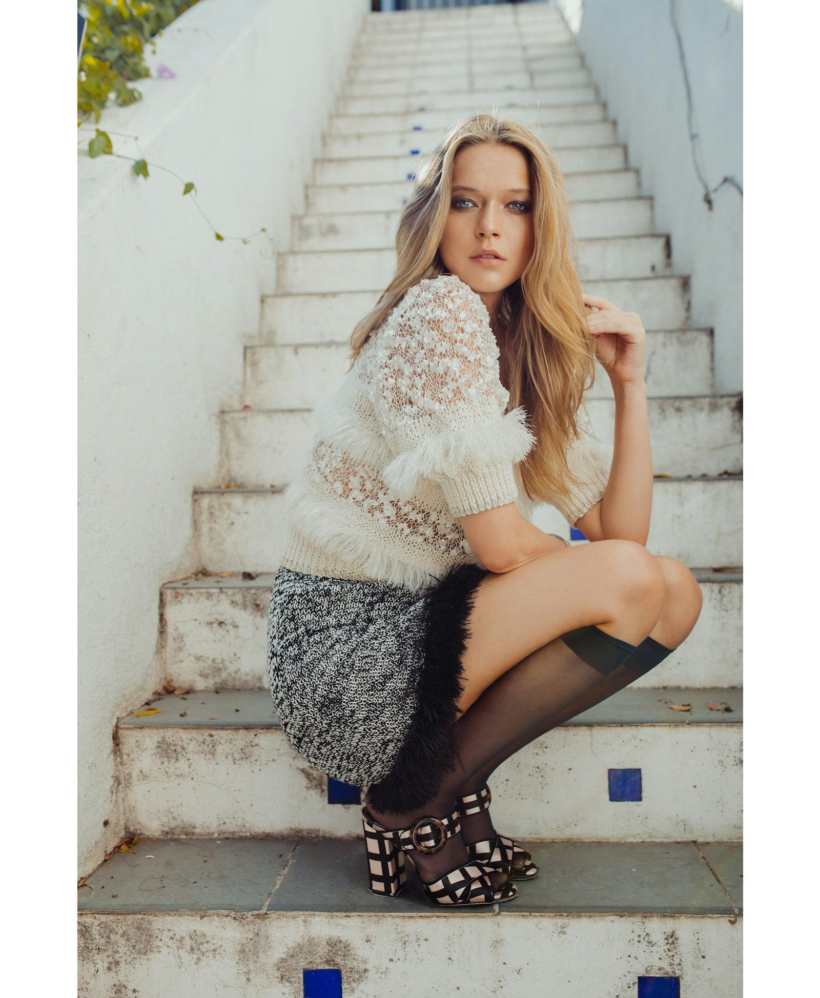 Sundown Handmade Knit Sweater made by ANDREEVA