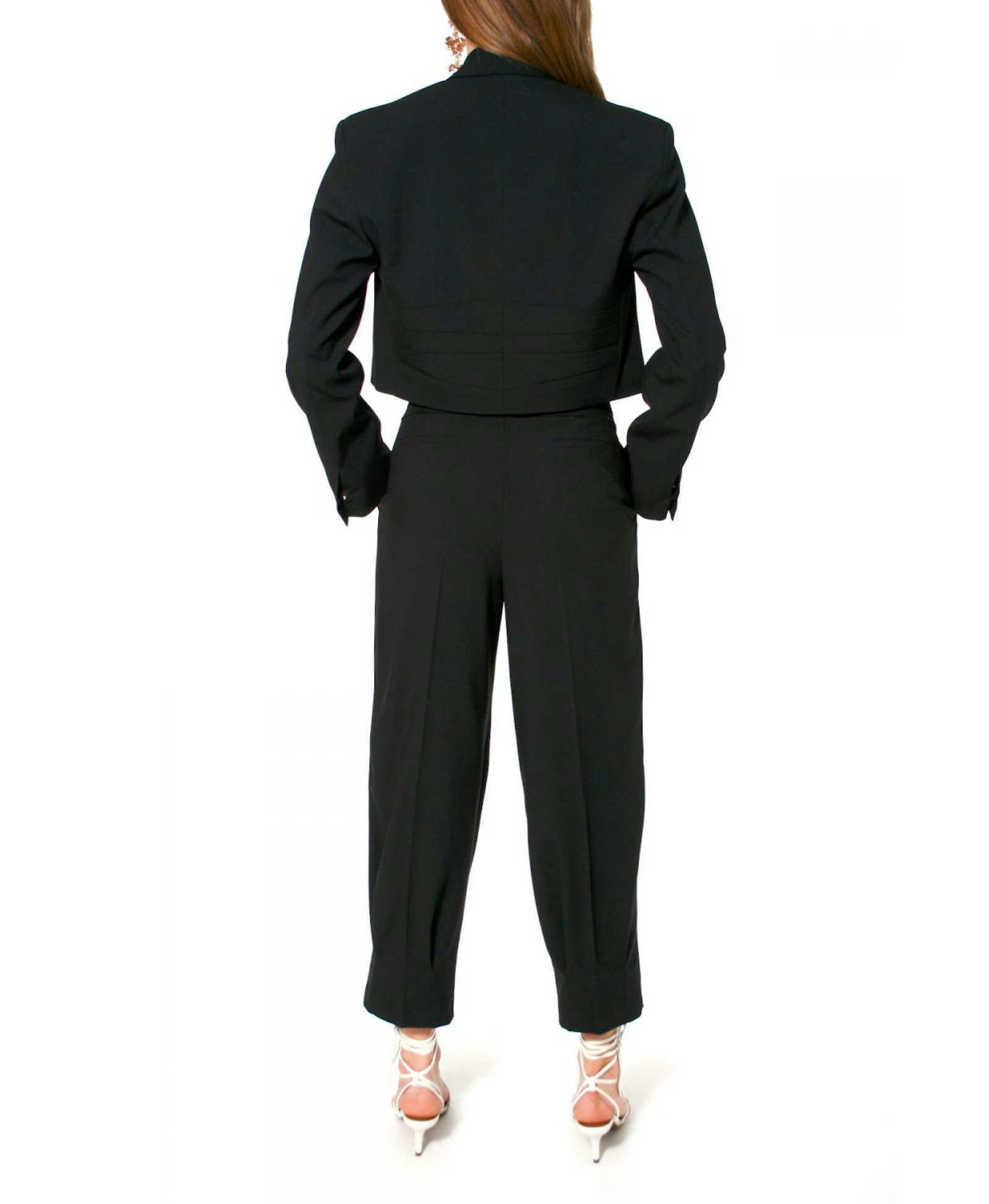 Trousers Bianca Neutral Black made by HALEWSKI