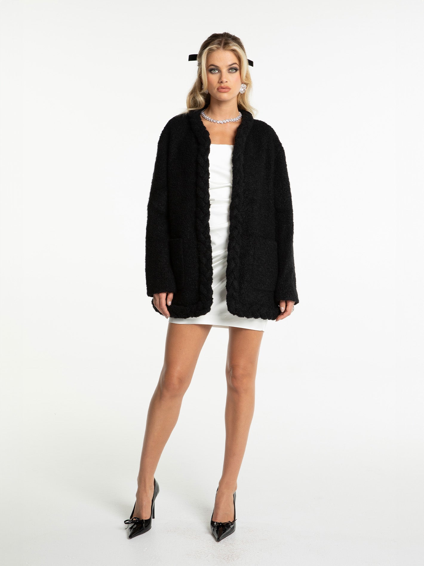 Shop Nana Jacqueline Talia Coat (black)