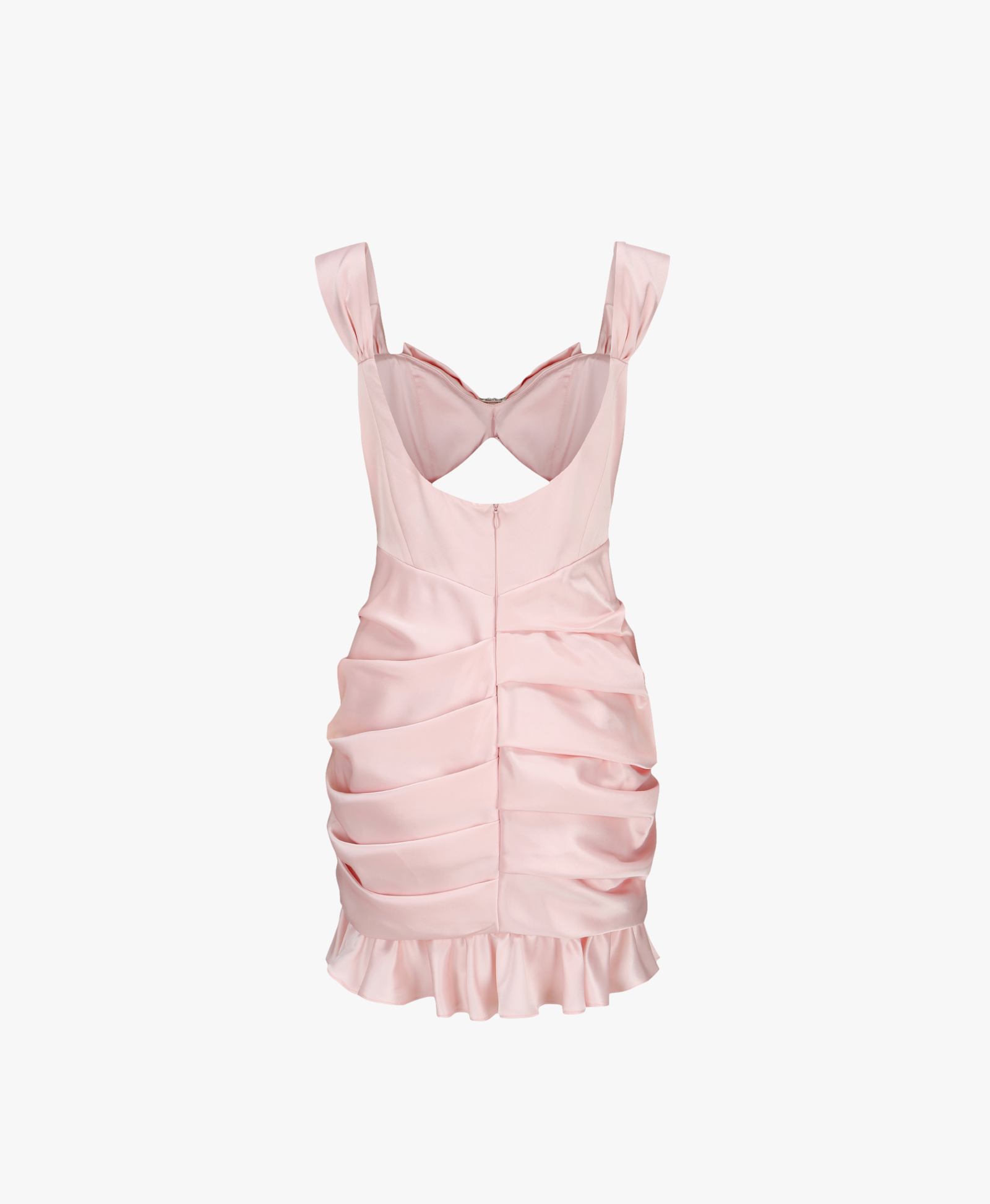 Aubrielle Bow Cutout Dress (Pink) (Final Sale) in Pink made by Nana Jacqueline