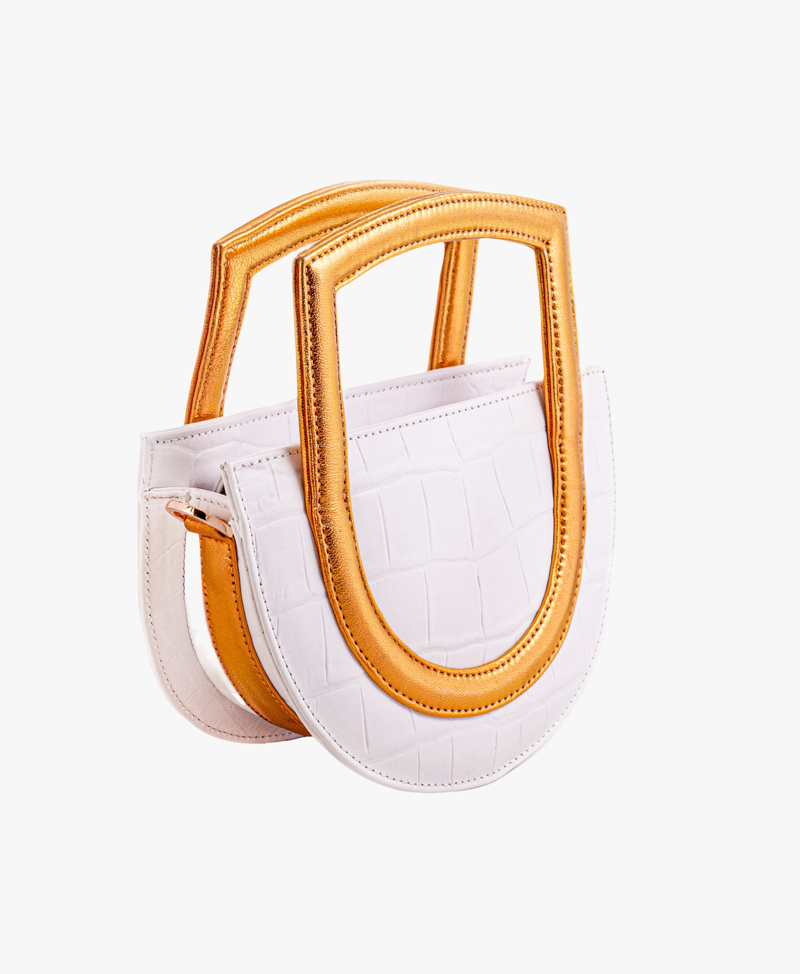 Sukoon - White - Top Handle bag made by ALIEL