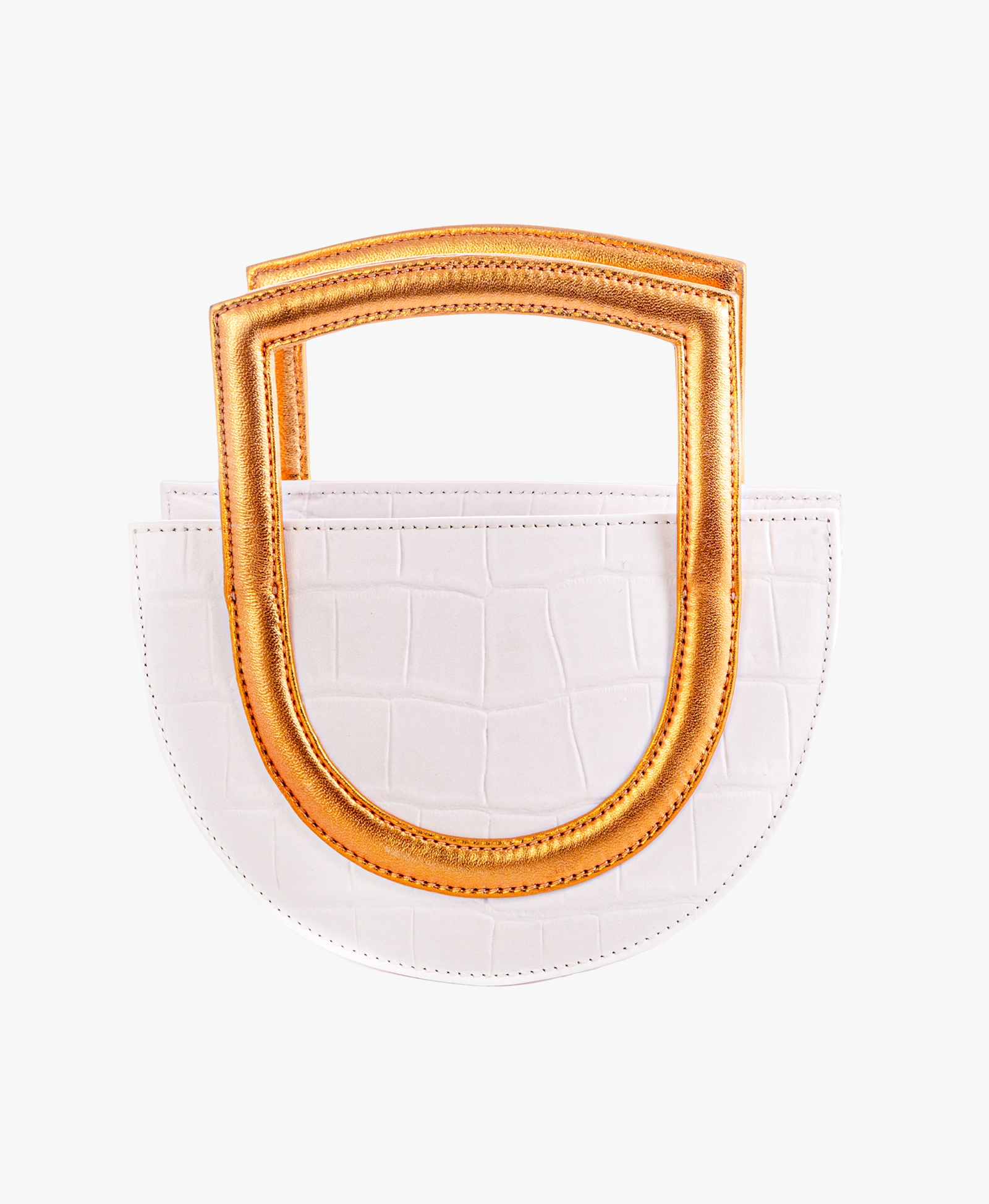 Sukoon - White - Top Handle bag made by ALIEL