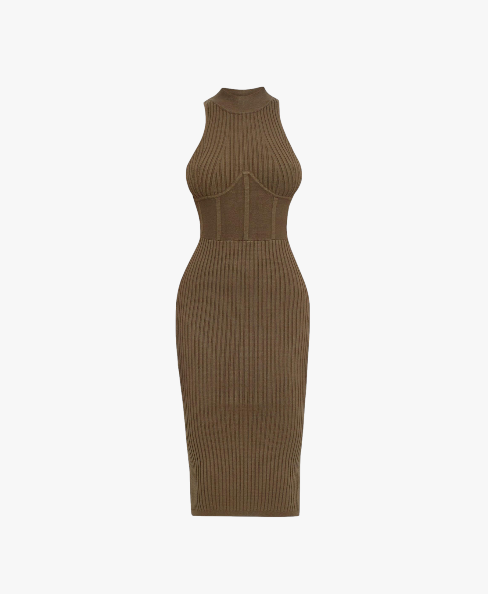 NESI JADE KNIT MIDI DRESS made by Andrea Iyamah