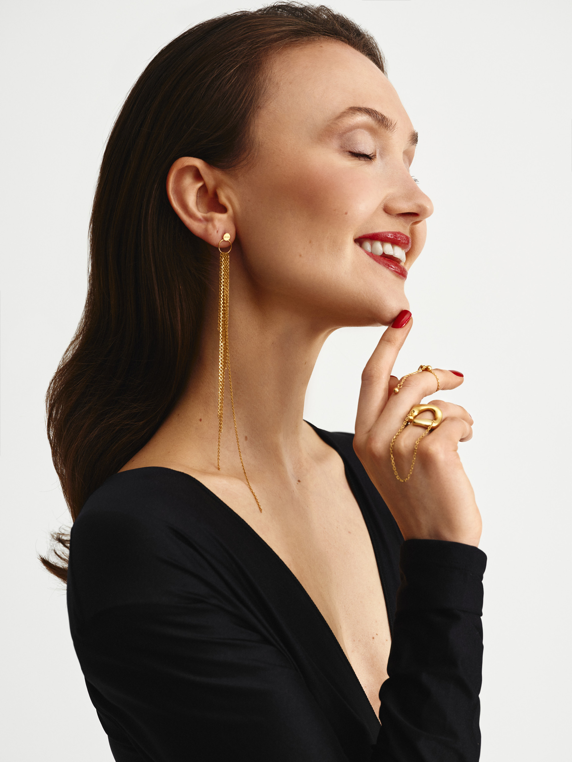 Shop Orxata Jewelry Lloret Transformer Earrings In Gold