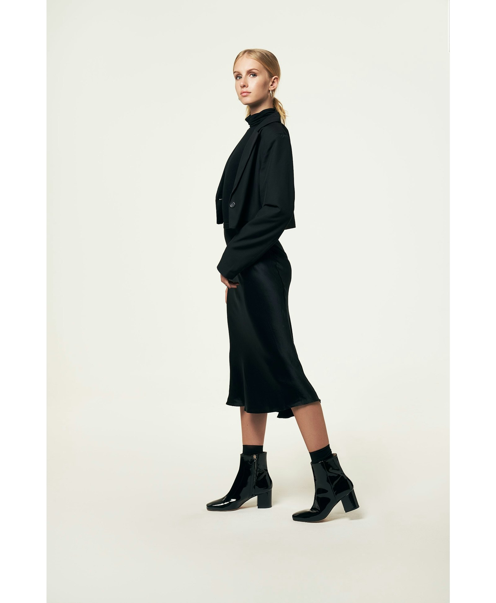 Sienna Booties in Black made by Miyana Berlin