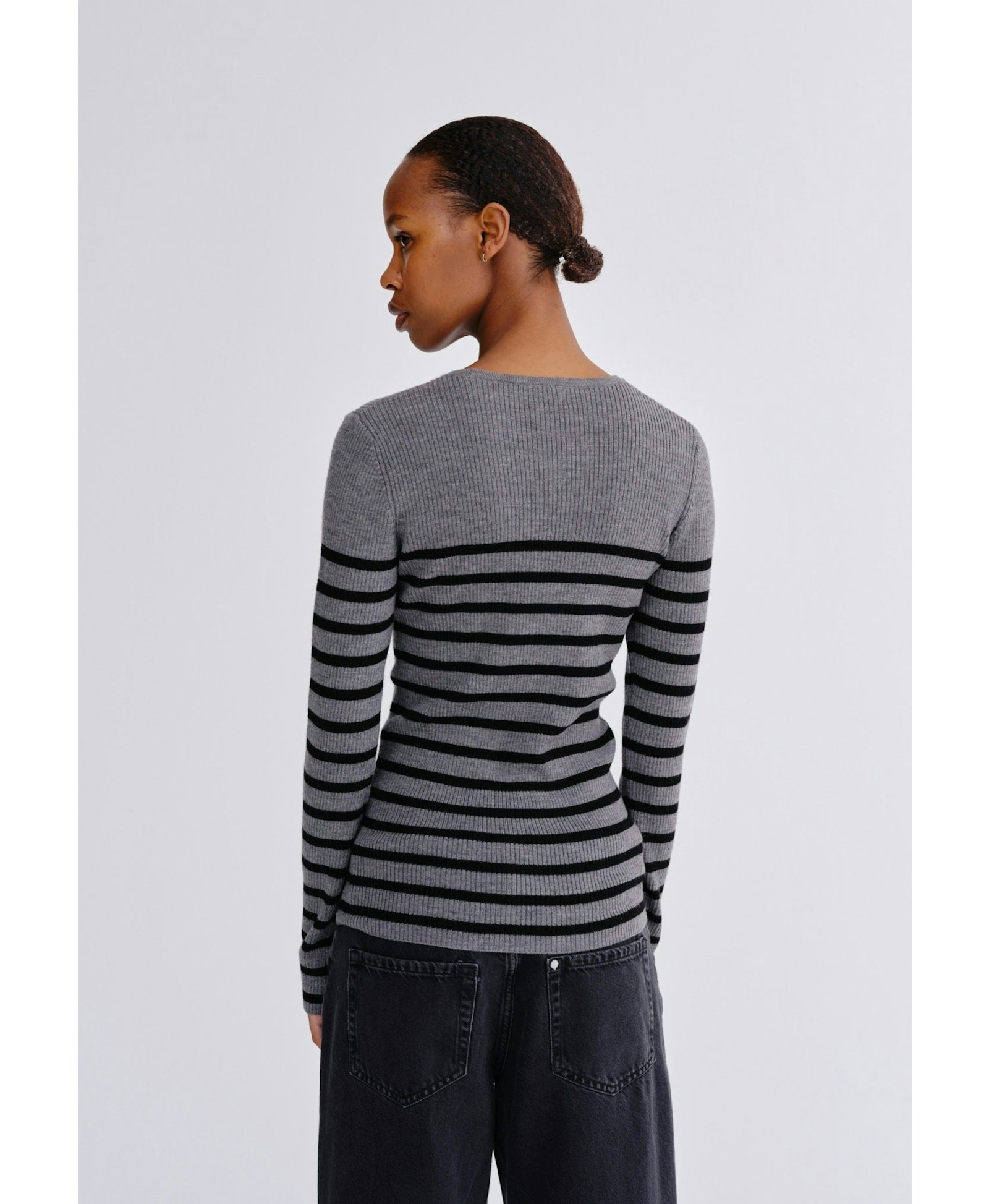 Camb Blouse - Grey Melange made by HERSKIND