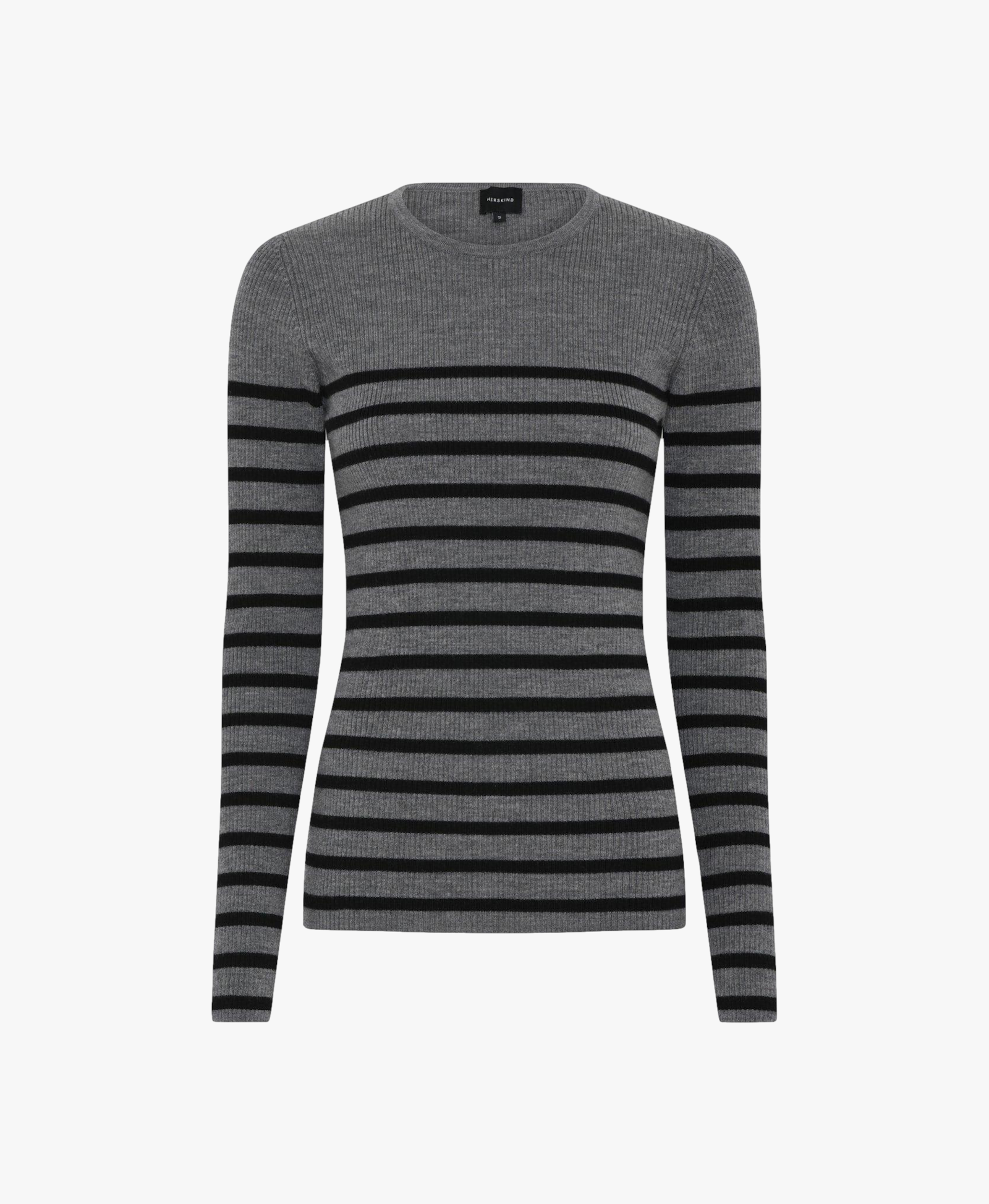 Camb Blouse - Grey Melange made by HERSKIND