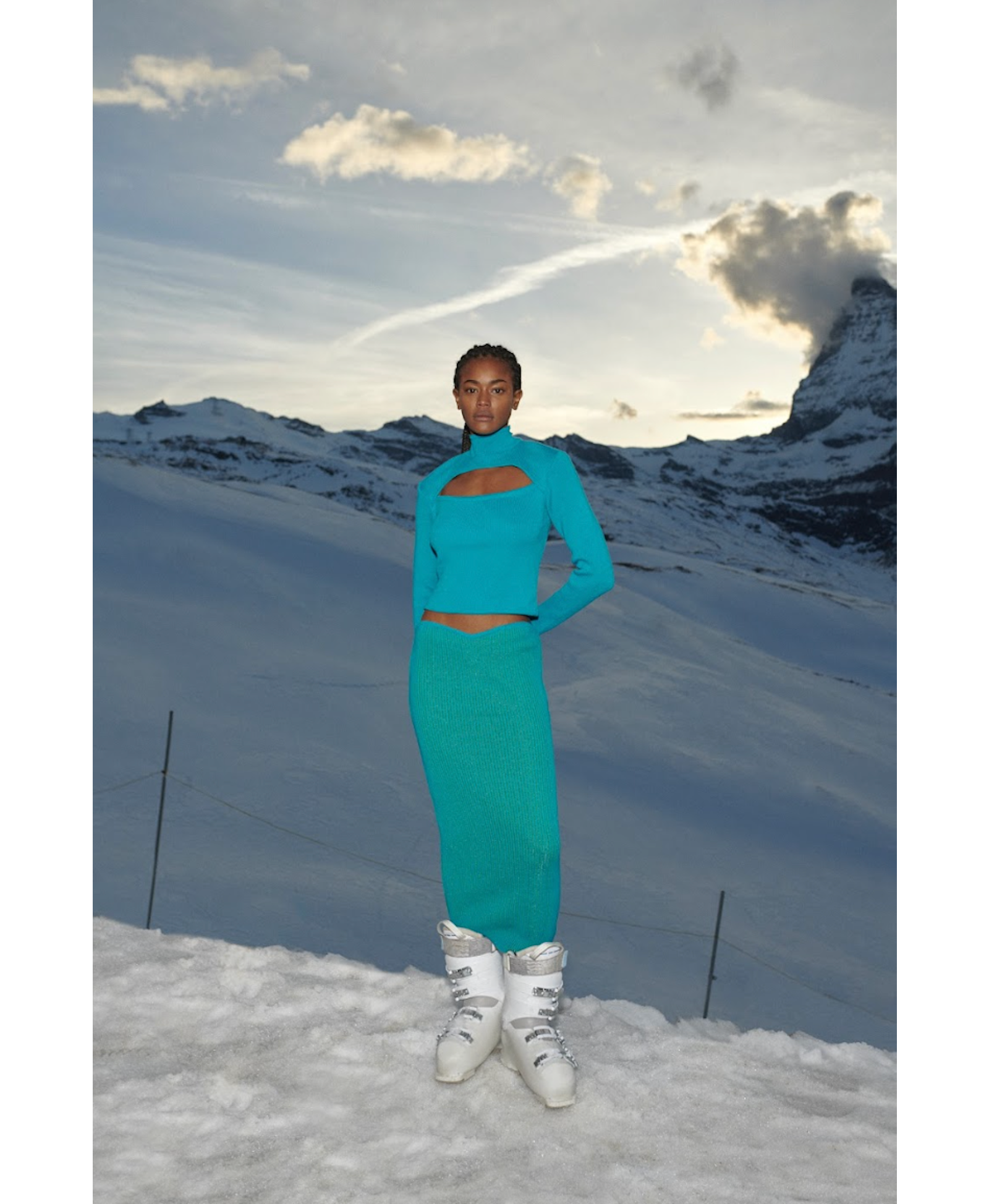 Lagoon Top in Blue made by BAOBAB