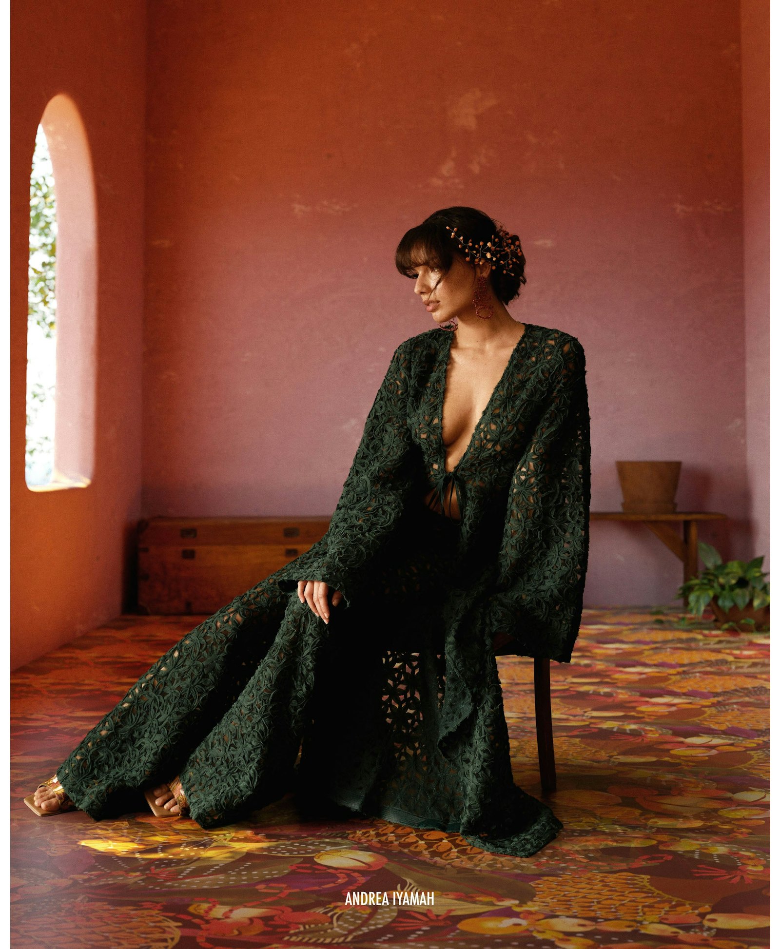 NDU LACE PANTS made by Andrea Iyamah