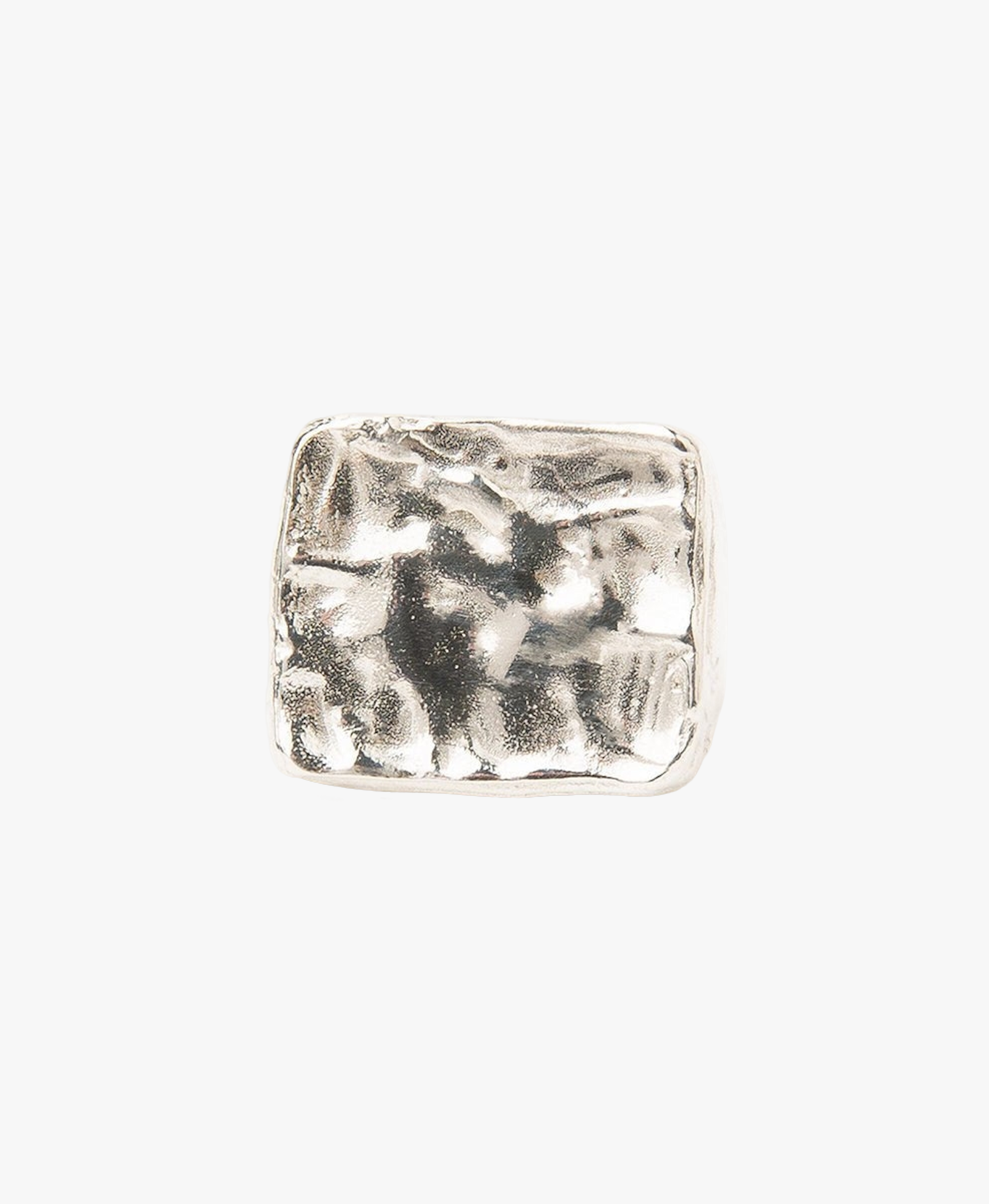 AREIA RECTANGULAR SIGNET RING made by Carolina De Barros