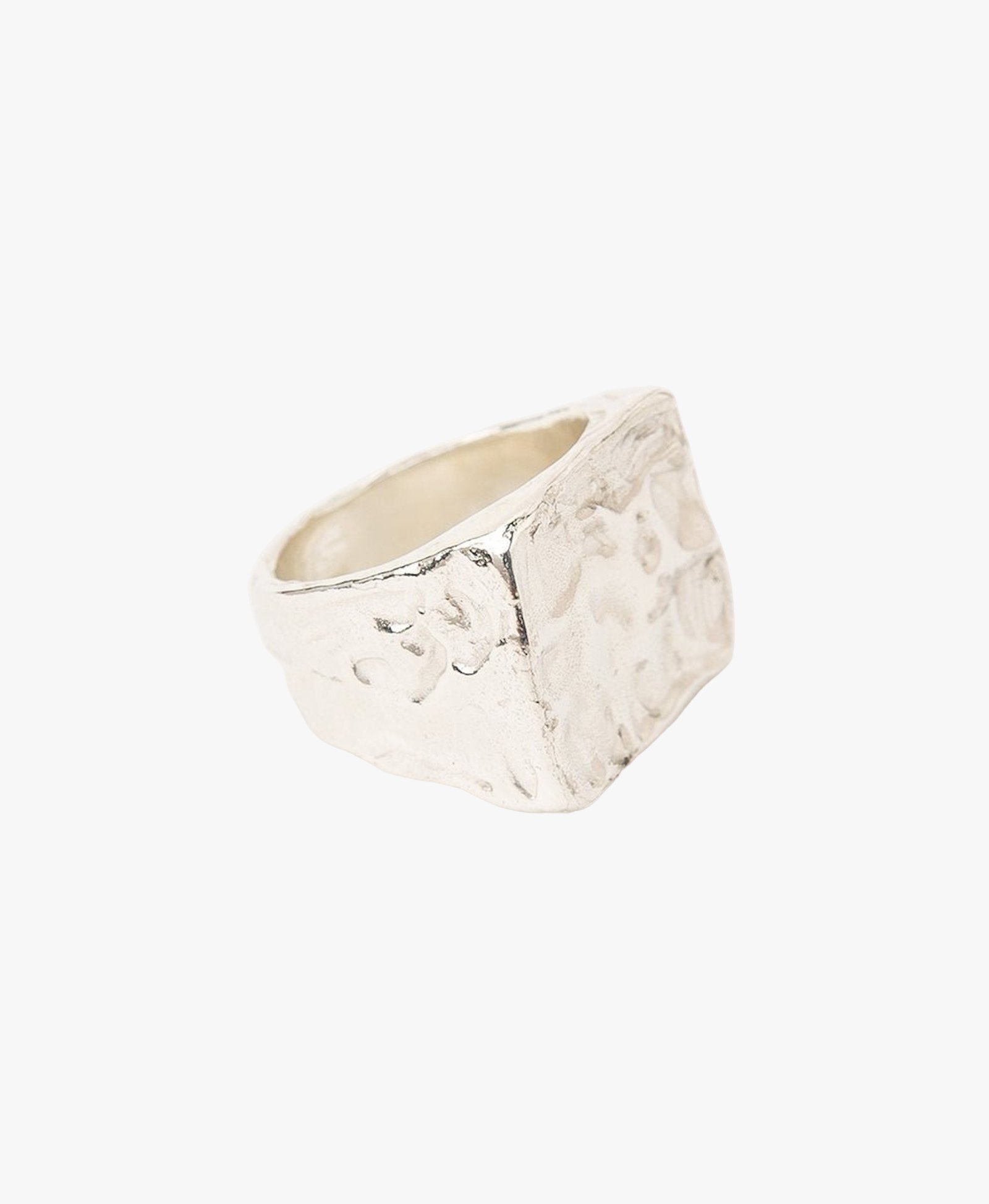 AREIA RECTANGULAR SIGNET RING made by Carolina De Barros