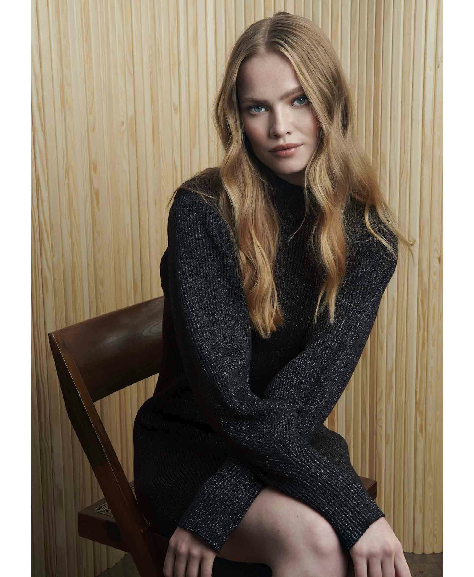 Elliotte Dress in Black made by AÉRYNE