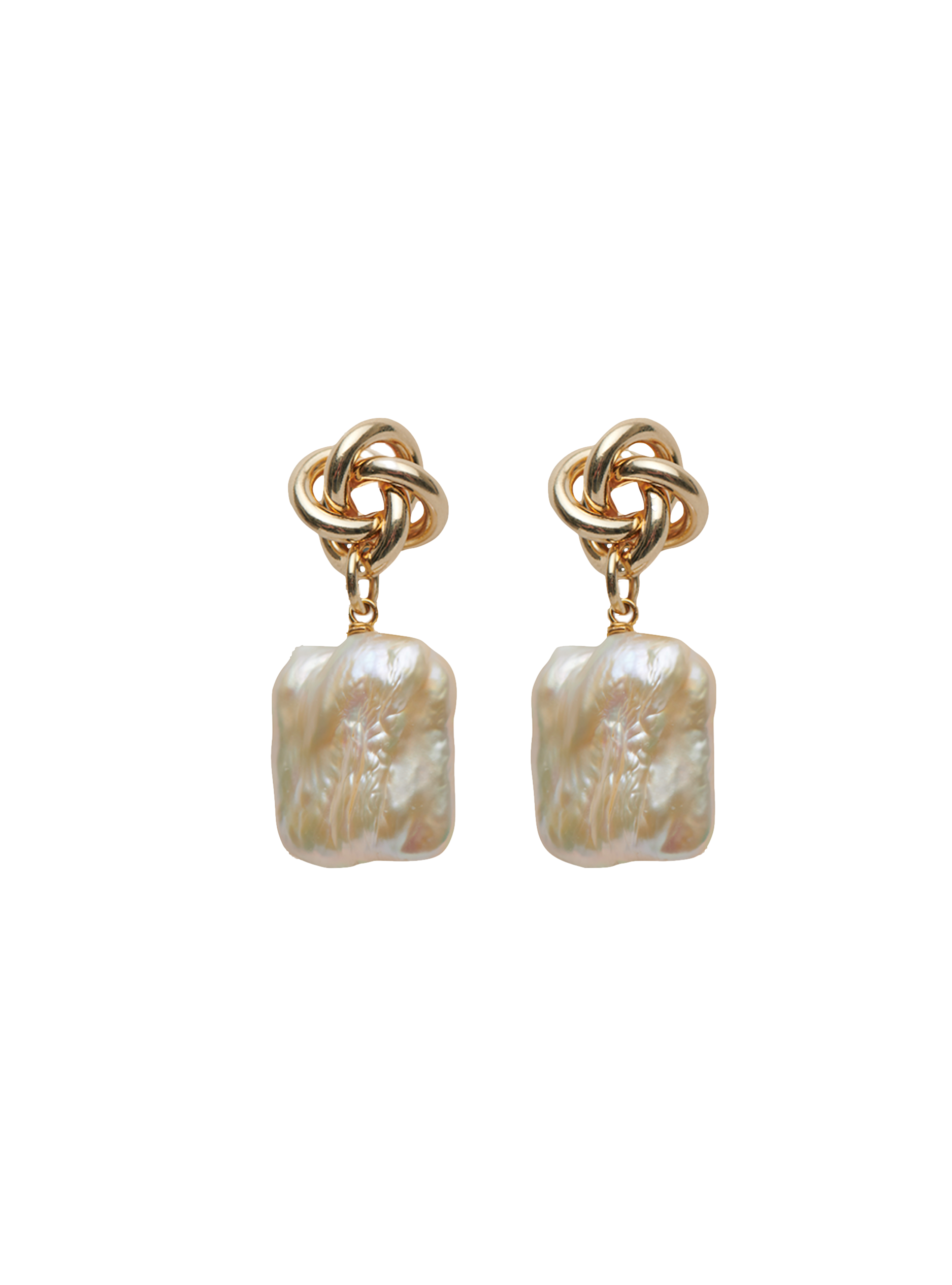 Révi Belle | Pearl Earrings In Gold