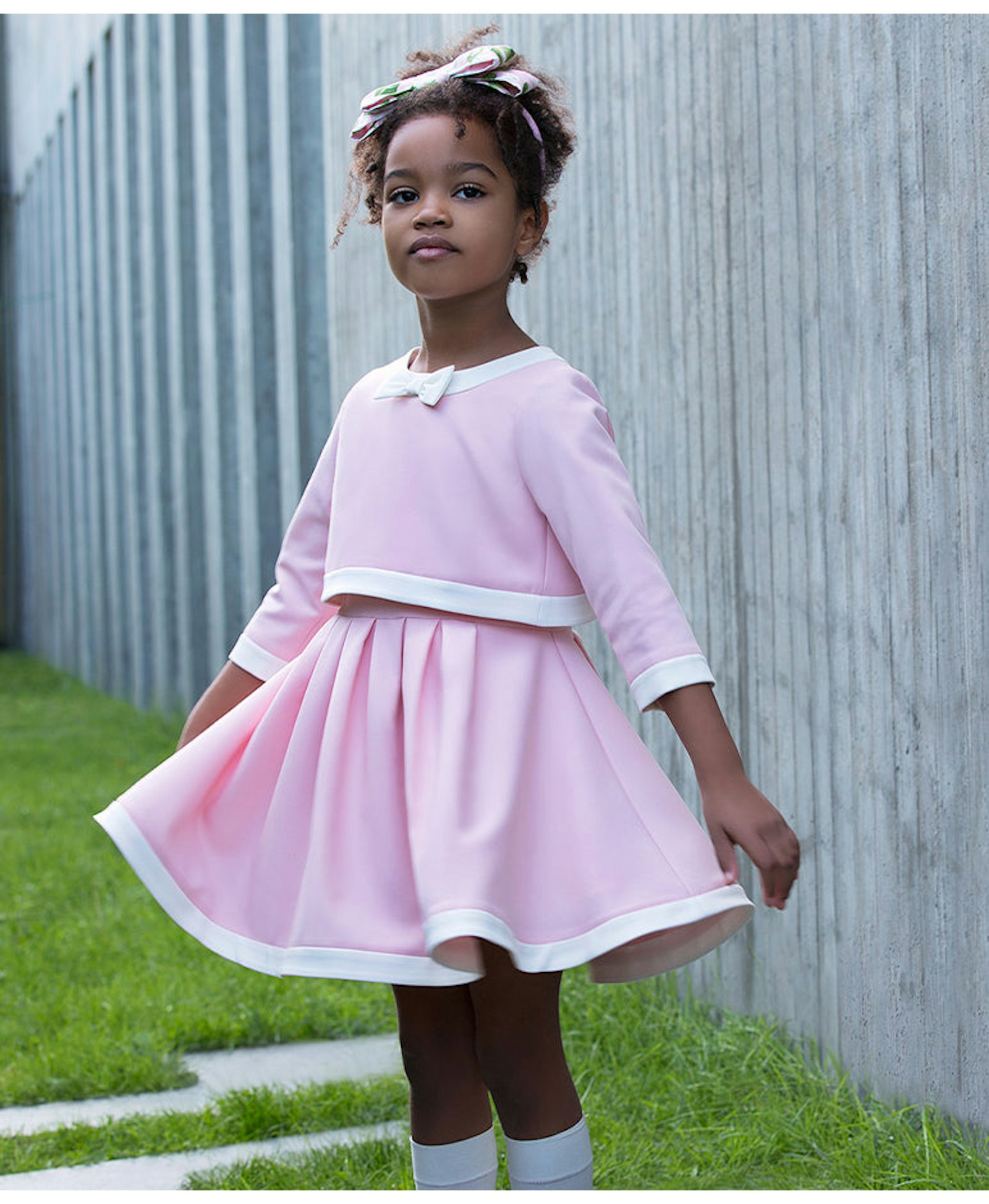 Sweet Bow Dress made by Mama Luma