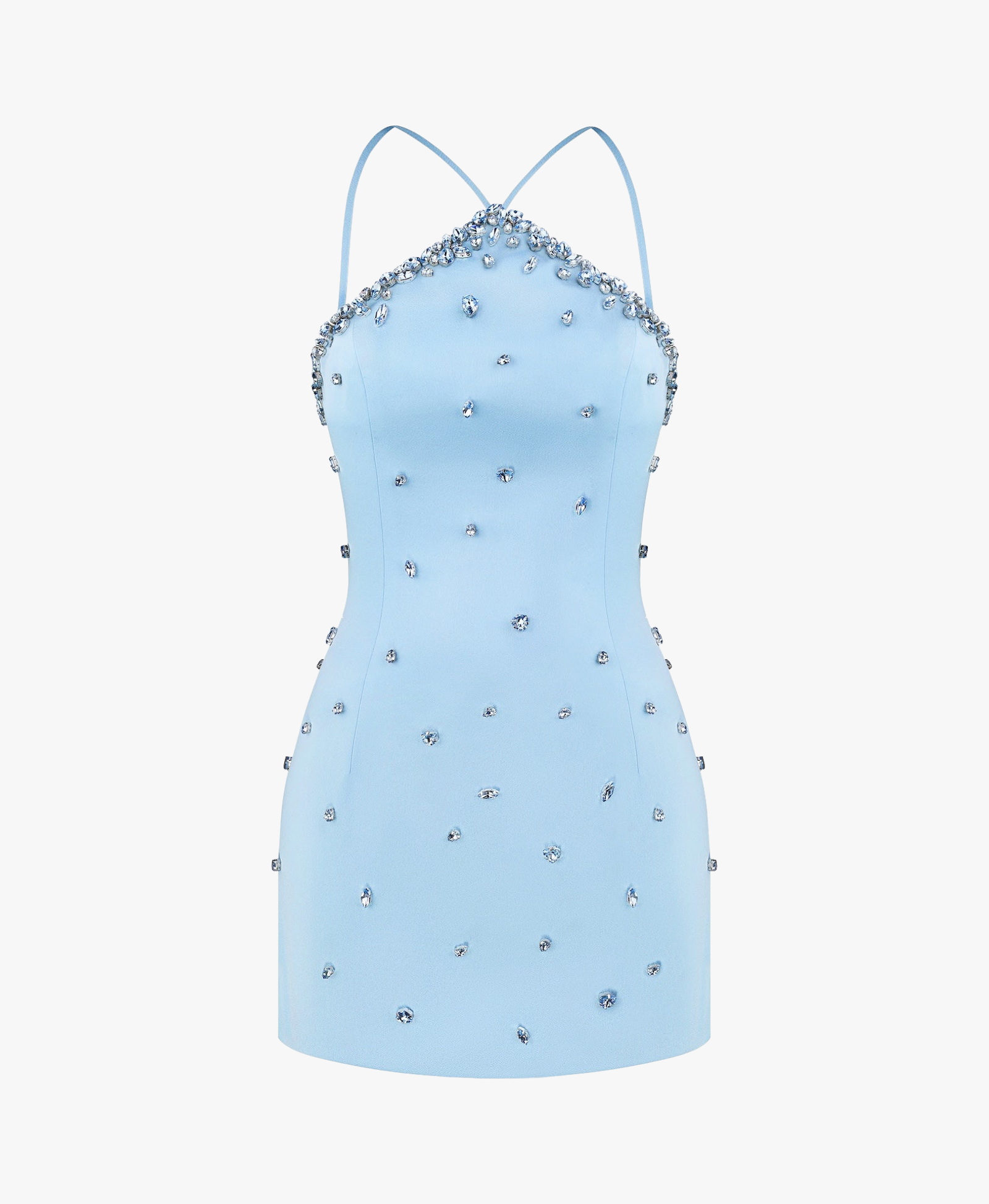 Halter Neck Embellished Mini Dress made by NDS The Label