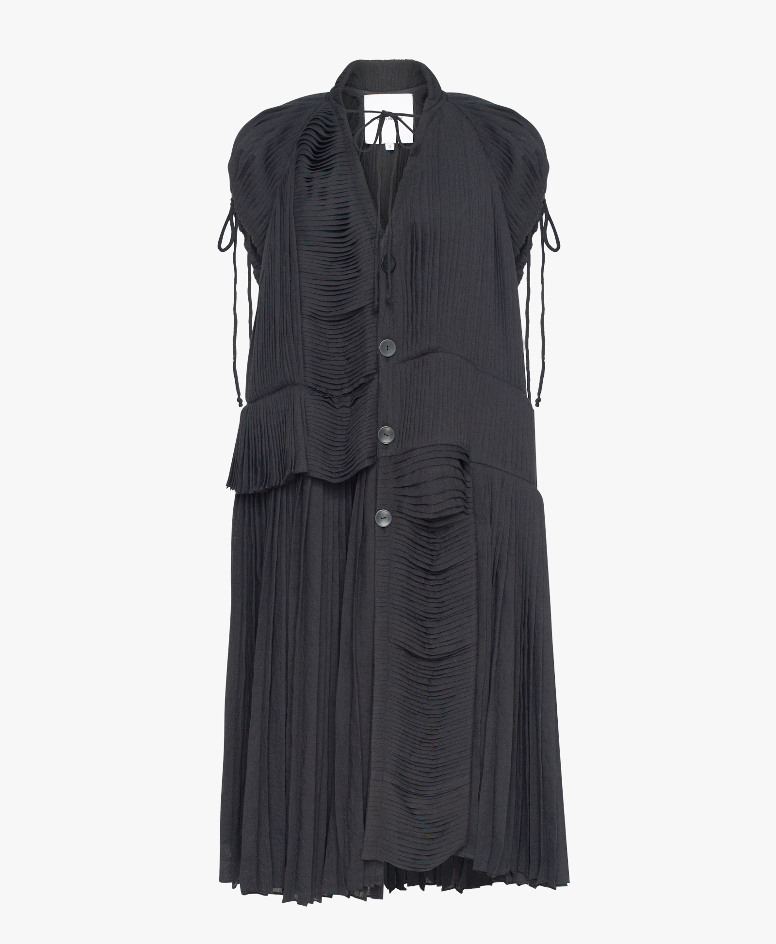 Fully hand-pleated midi DRESS made by Tamar Keburia