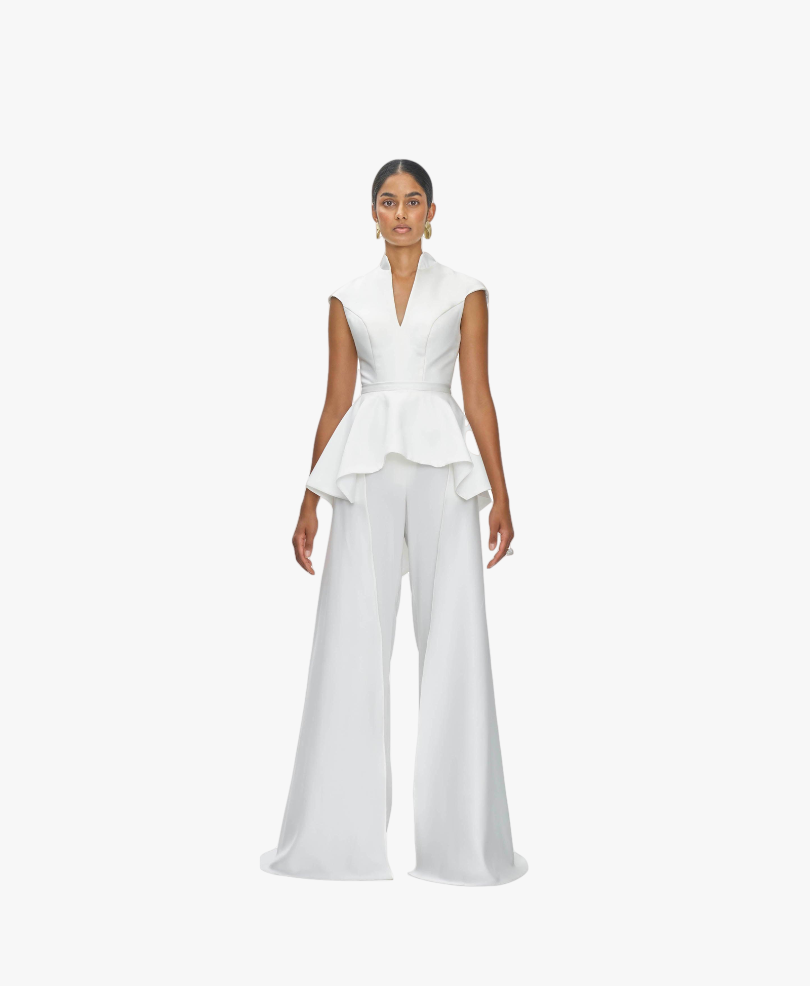 EDON PEPLUM PANTS made by Andrea Iyamah