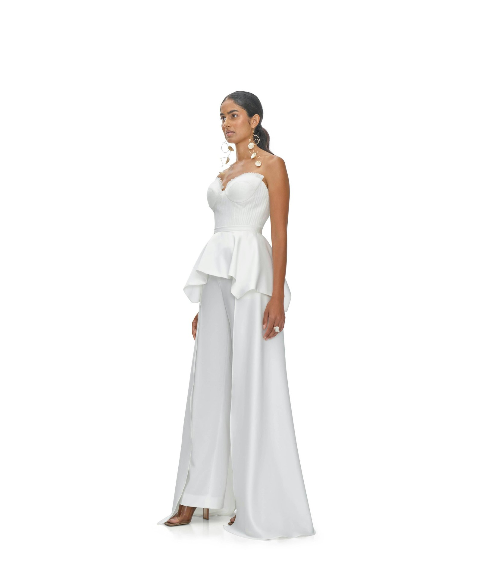 EDON PEPLUM PANTS made by Andrea Iyamah