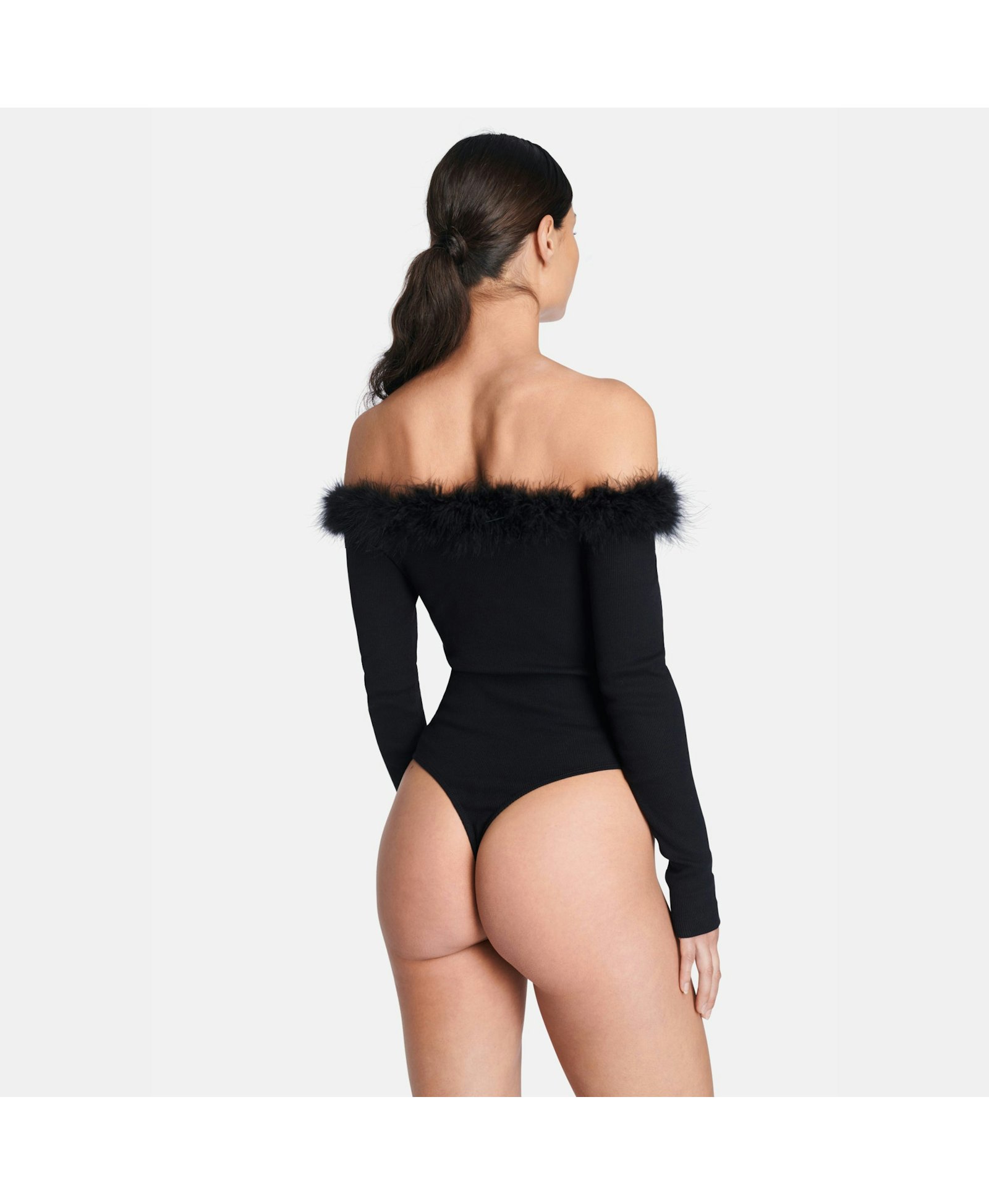 MIRANDA Feather Bodysuit made by OW Collection