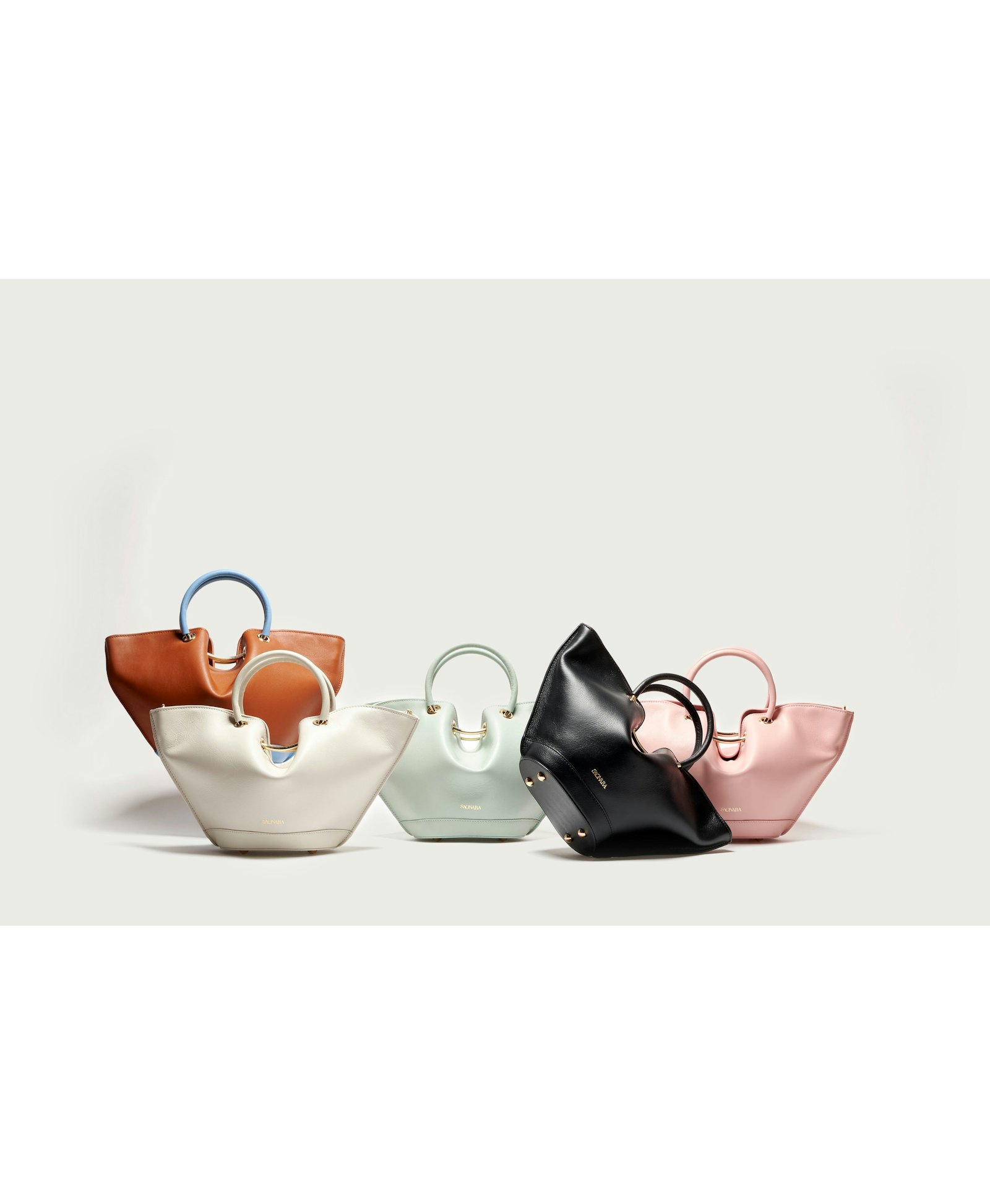 SAONARA MINI PEONY LEATHER BAG made by Saonara