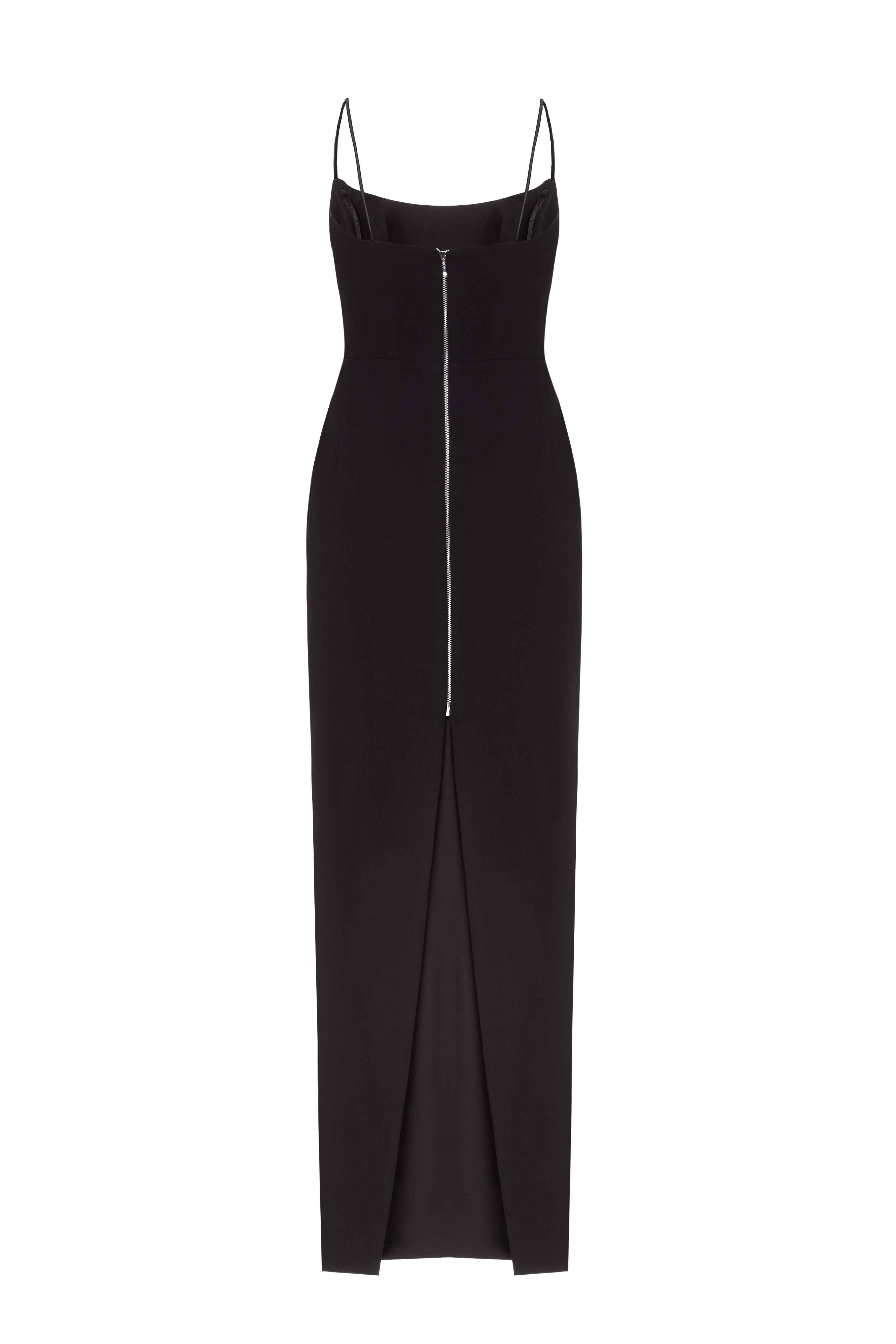 Shop Balykina Maxi Dress With Straps Black