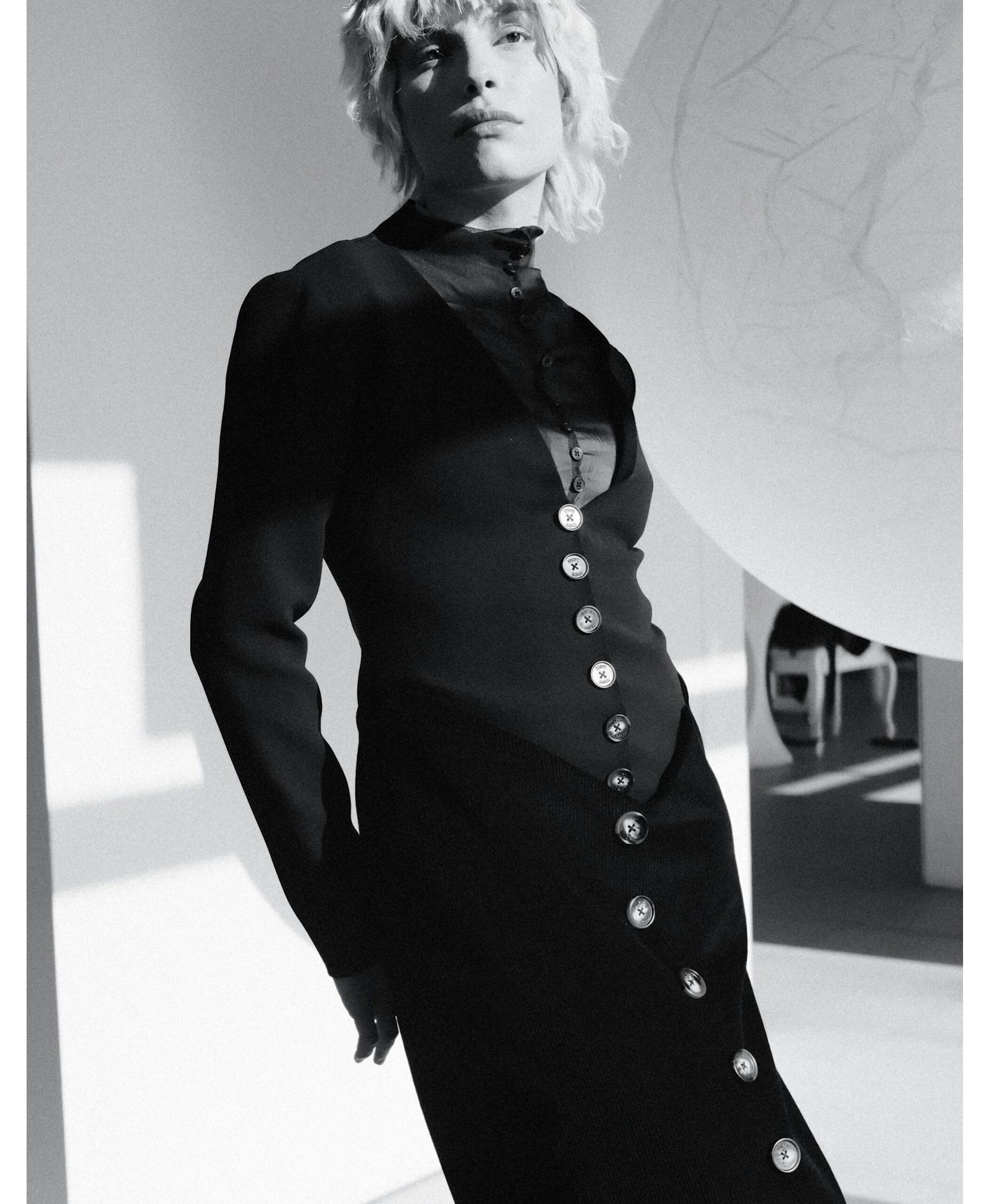 TRES Black Midi Dress made by MAET