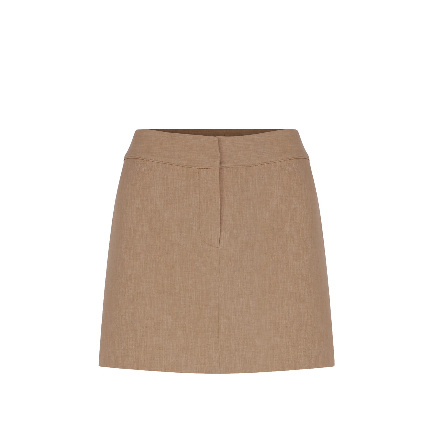 Nazli Ceren Marde A-line Mini Skirt In Almond Buff