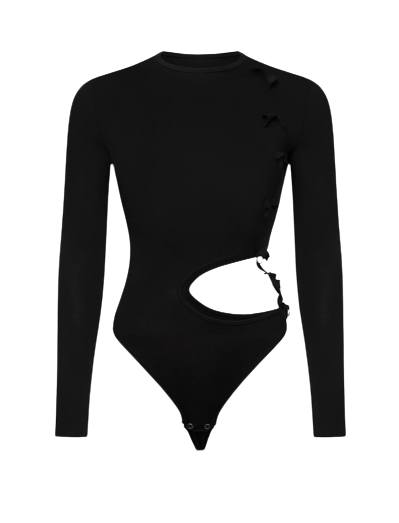 Divalo Giselle Bodysuit In Black