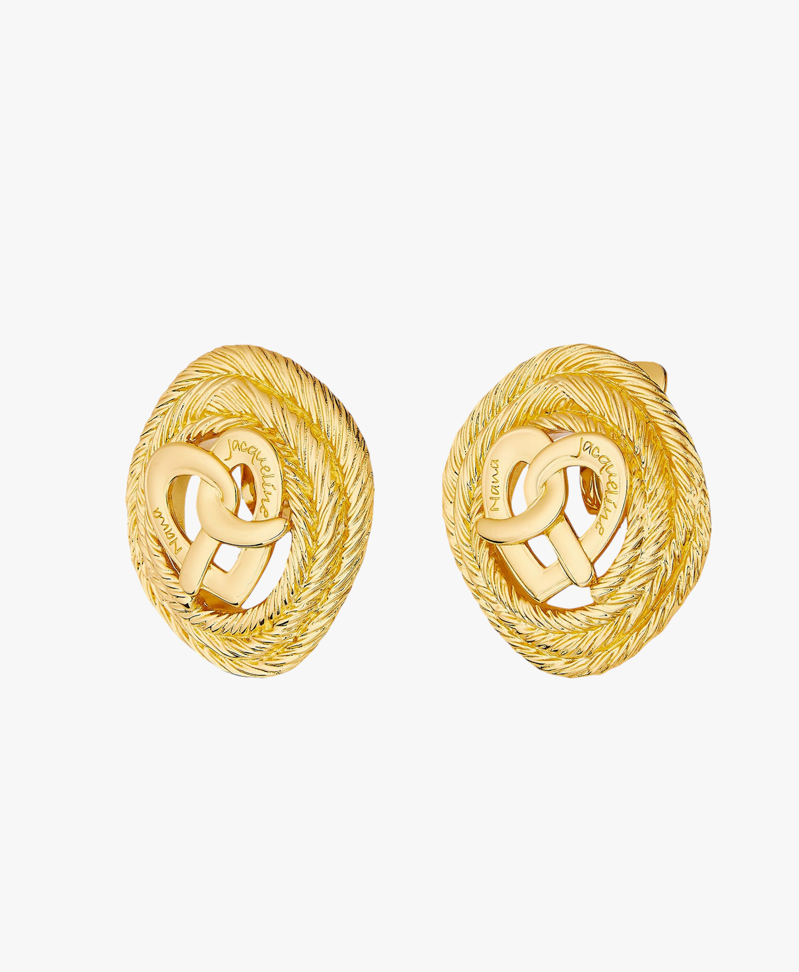 Isabella Earrings in Gold made by Nana Jacqueline