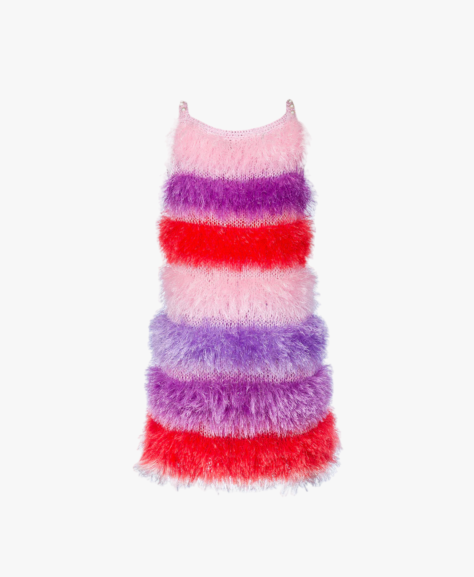 Multicolor Handmade Knit Dress made by ANDREEVA