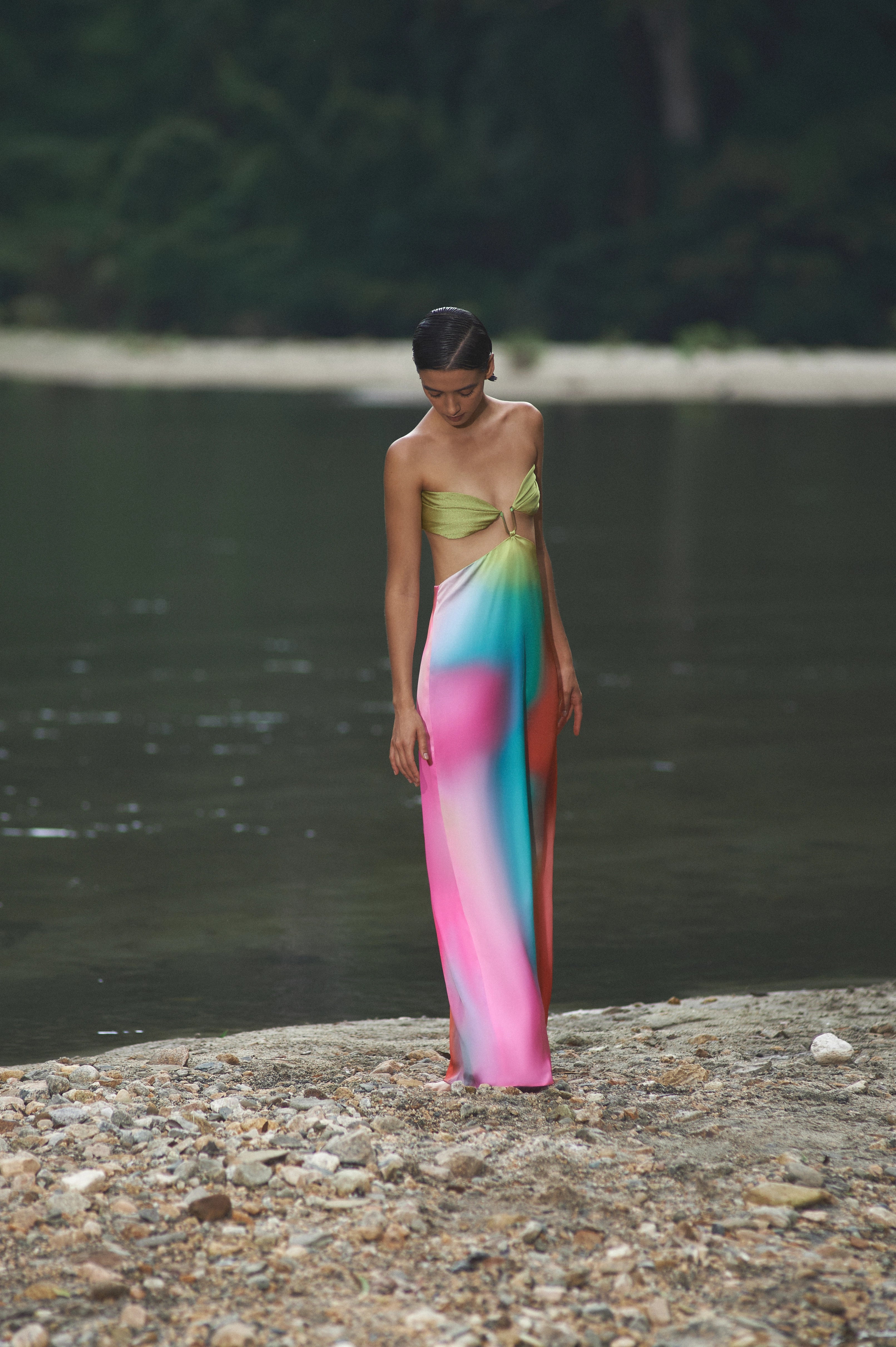 Shop Baobab Voila Dress In Multi Color