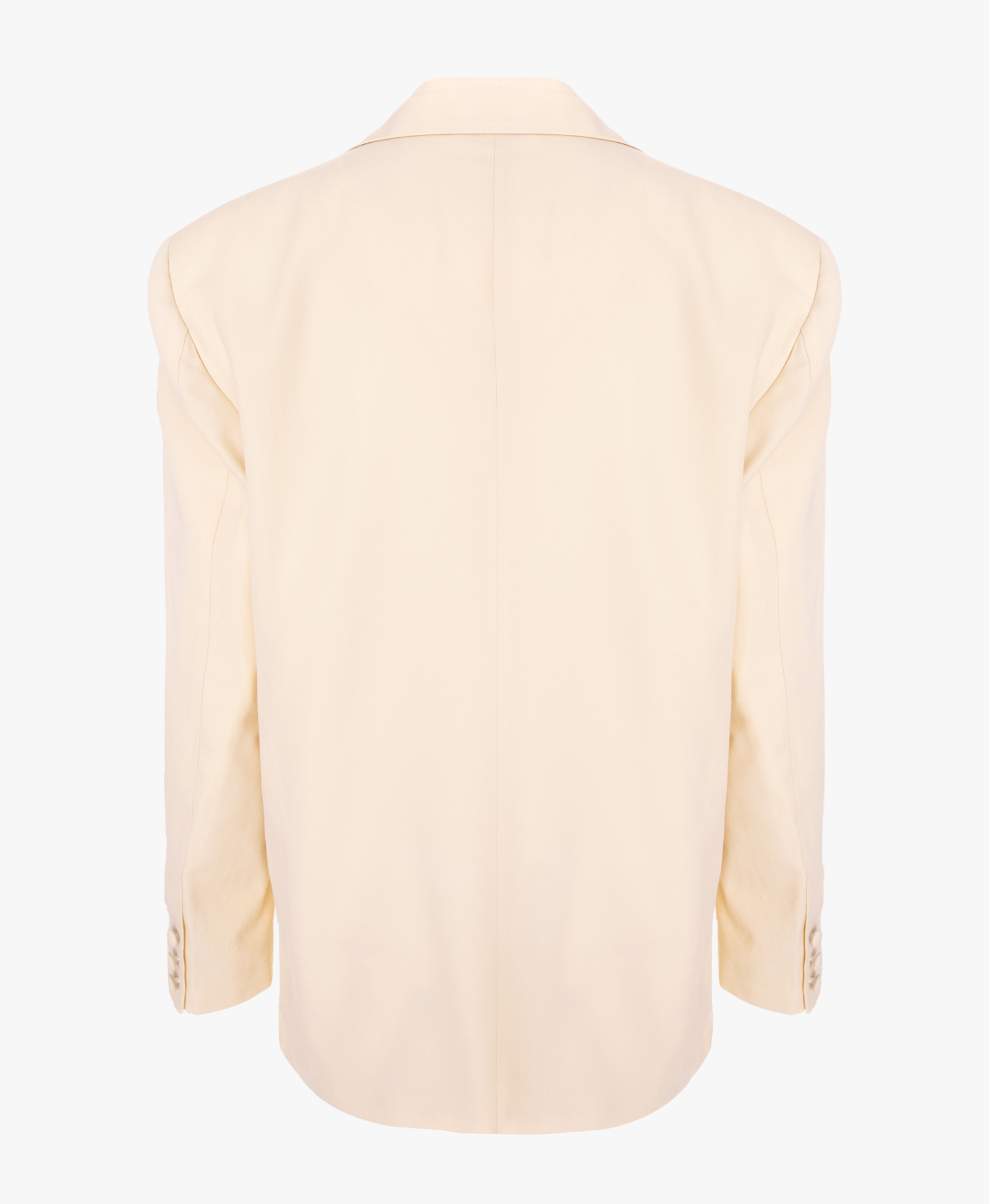 Classic Oversize Blazer in White made by Aureliana
