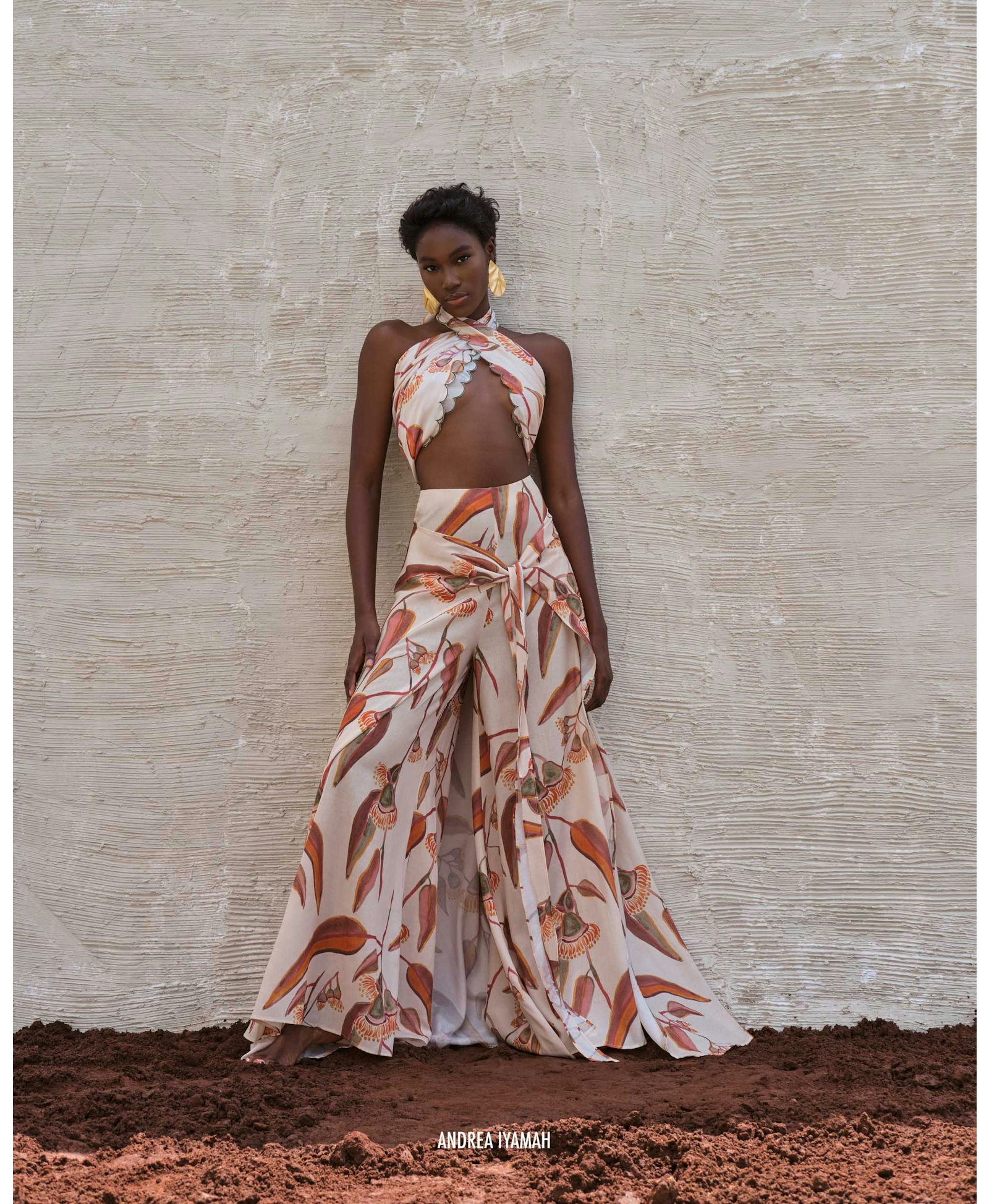 THEMA EUCALYPTUS PANTS made by Andrea Iyamah