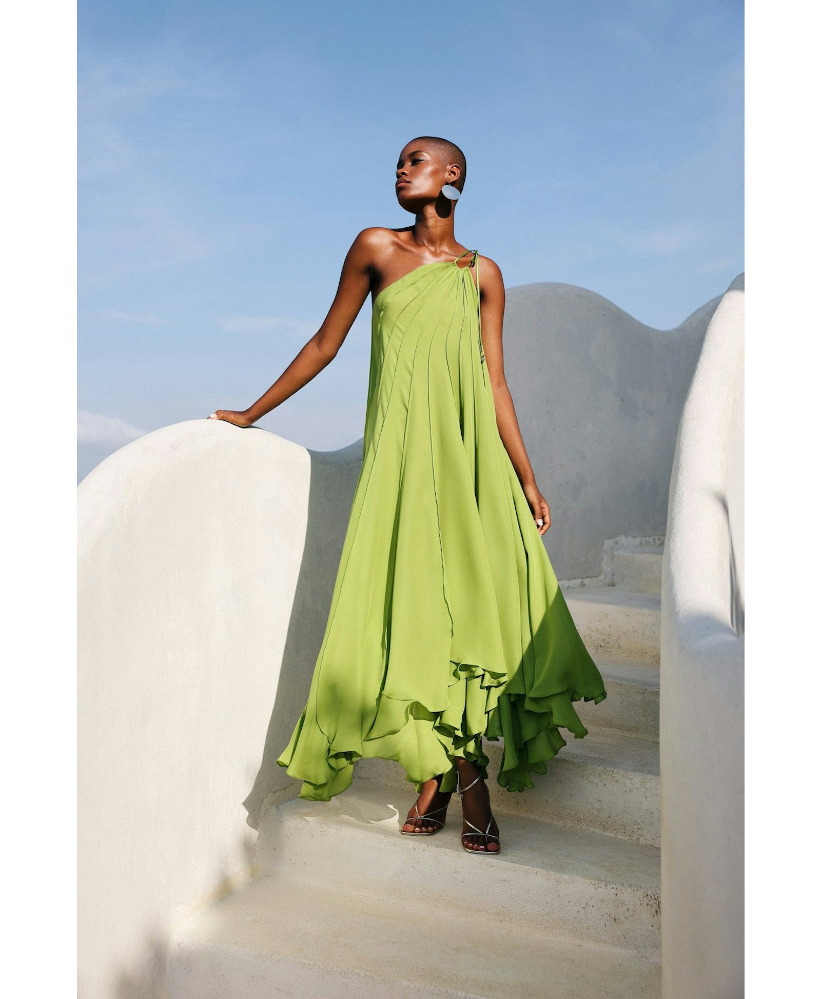 Jota One-Shoulder Dress made by Francesca Miranda