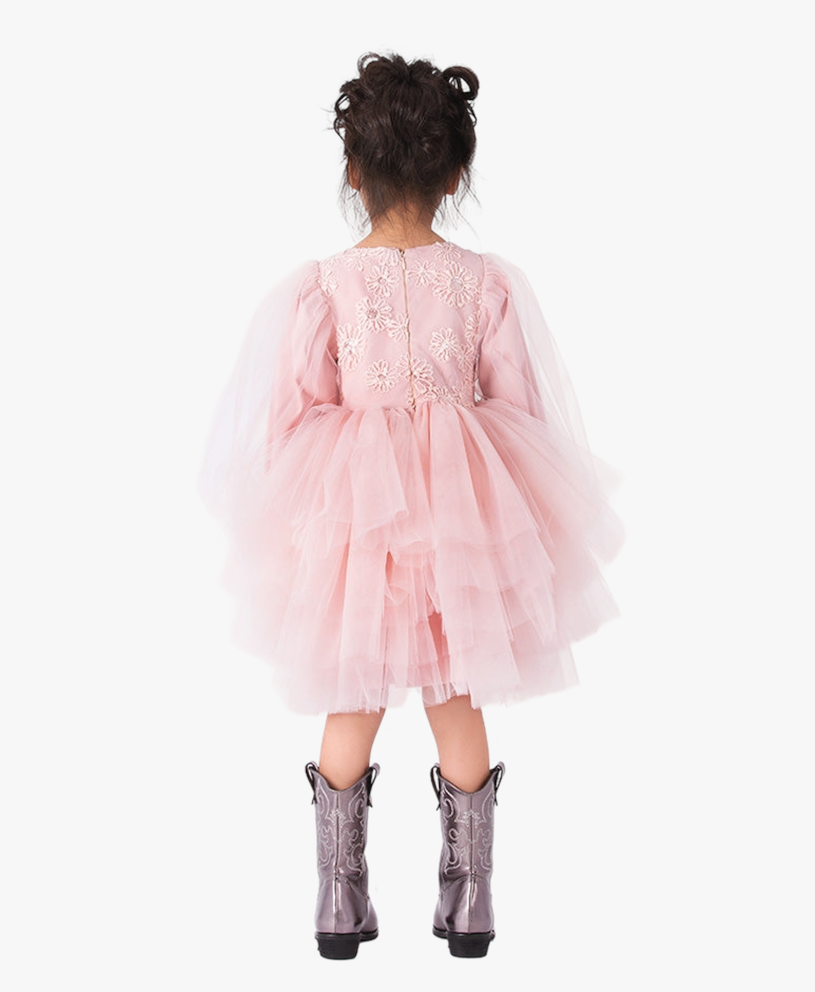 Puffy Tulle Girls Dress made by Mama Luma