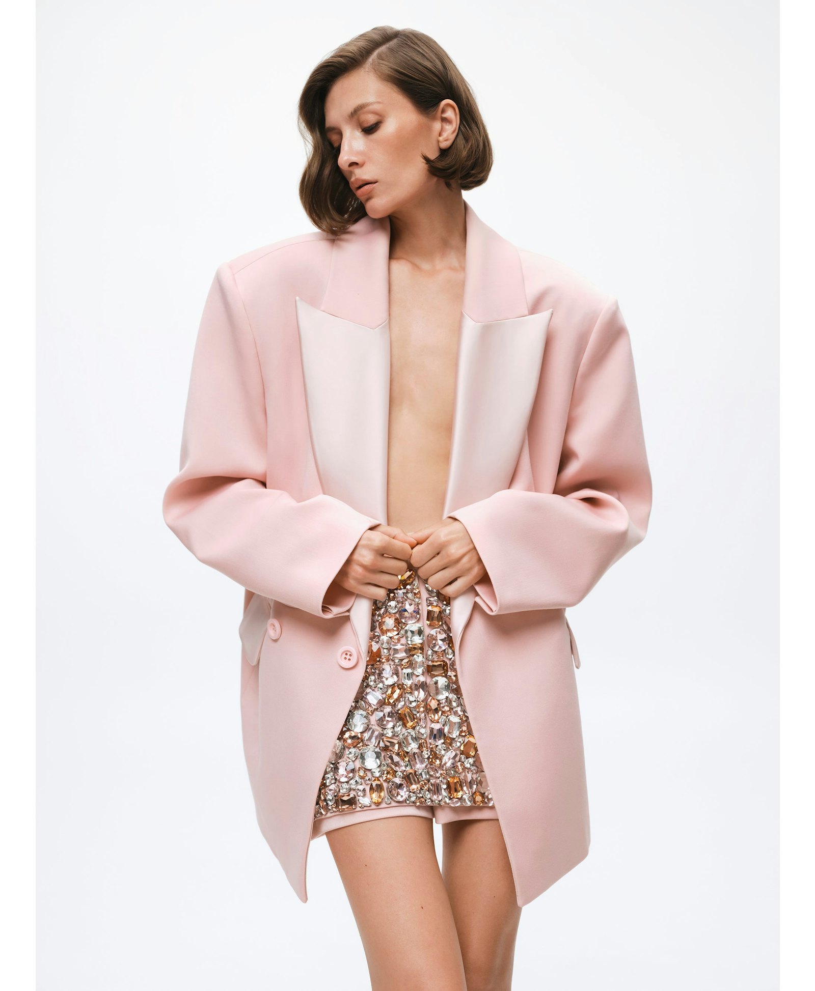 Oversized Tuxedo Blazer made by Gasanova