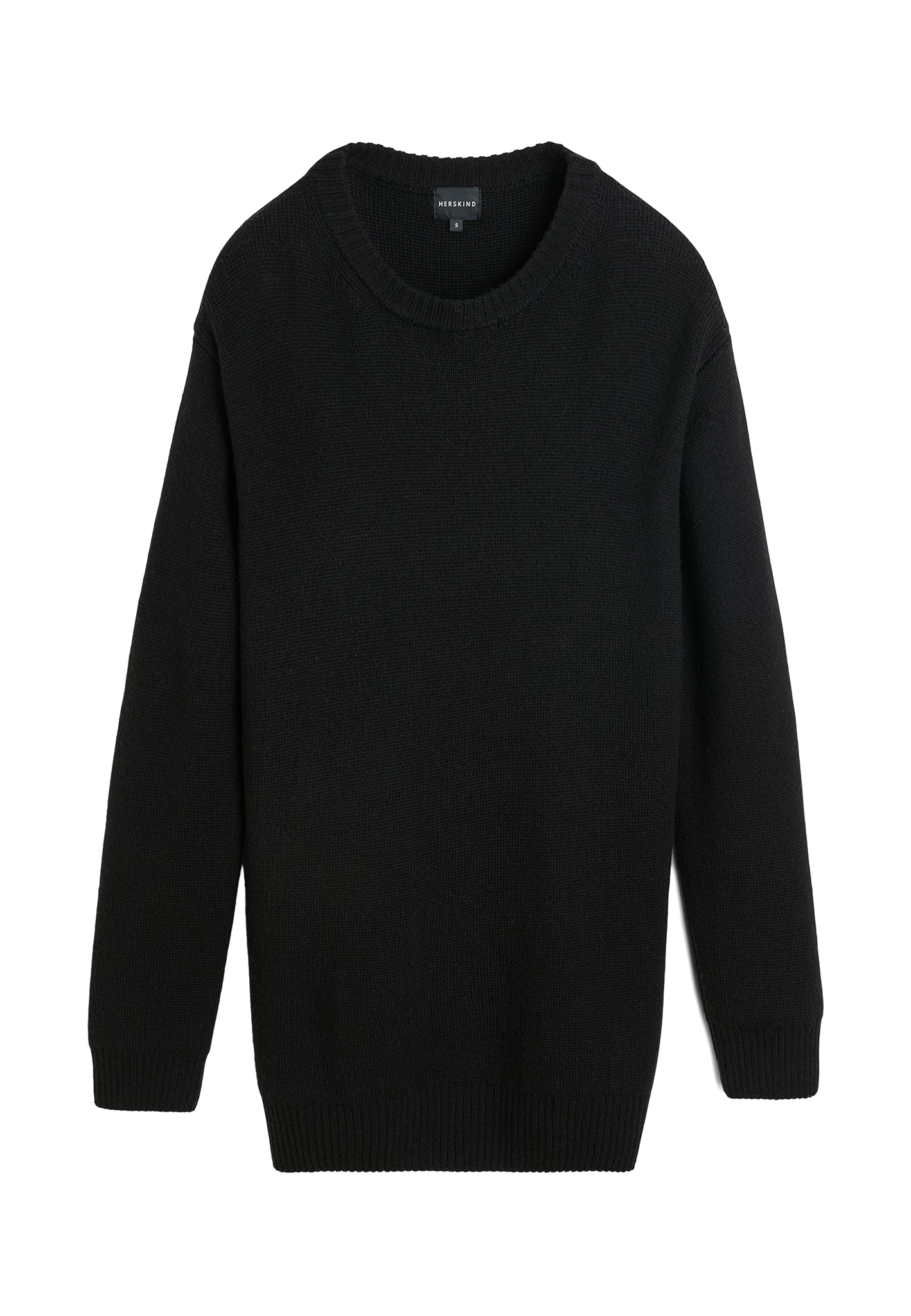 Shop Herskind Fred Knit Sweater Dress In Black