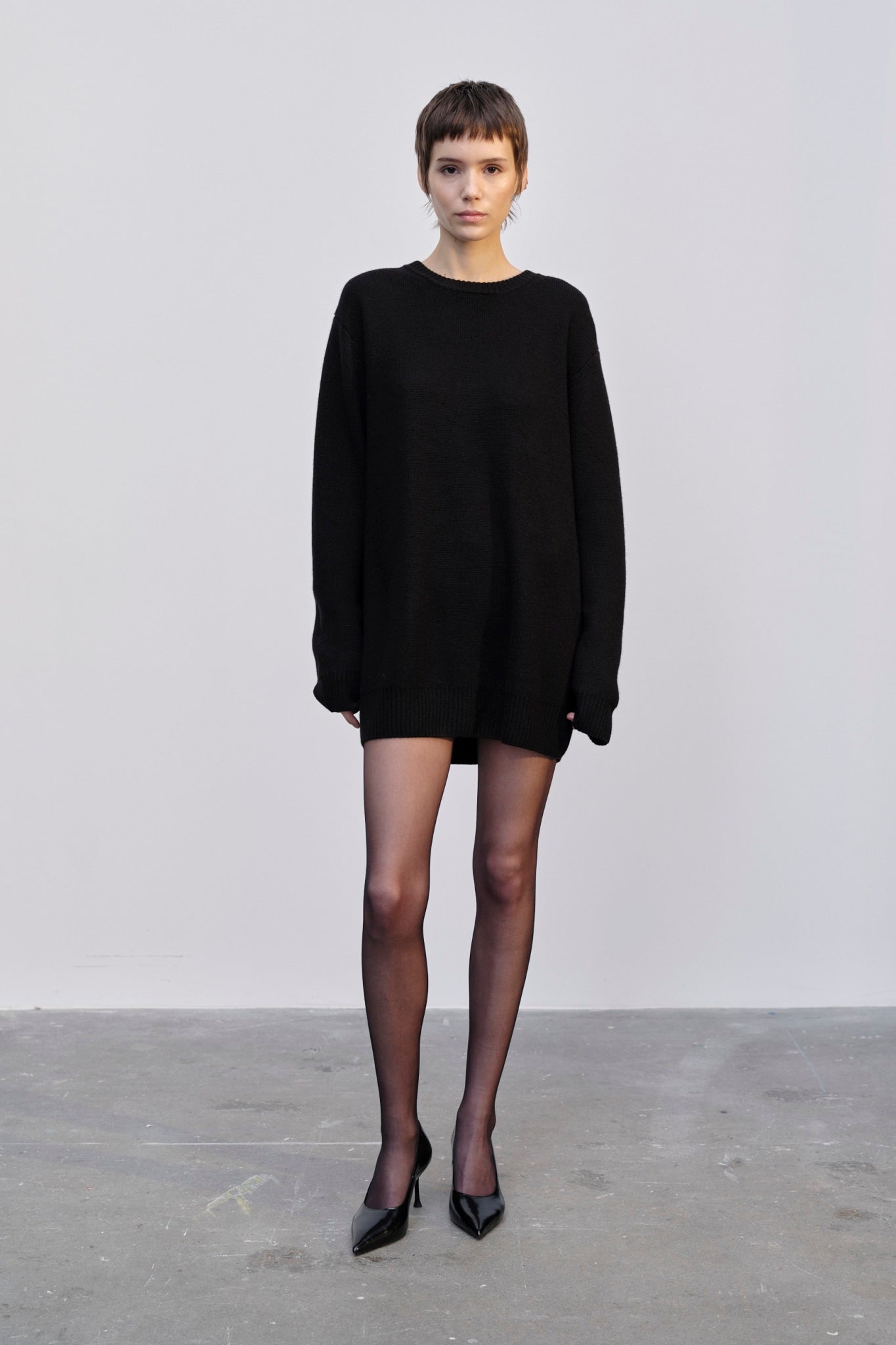 Shop Herskind Fred Knit Sweater Dress In Black