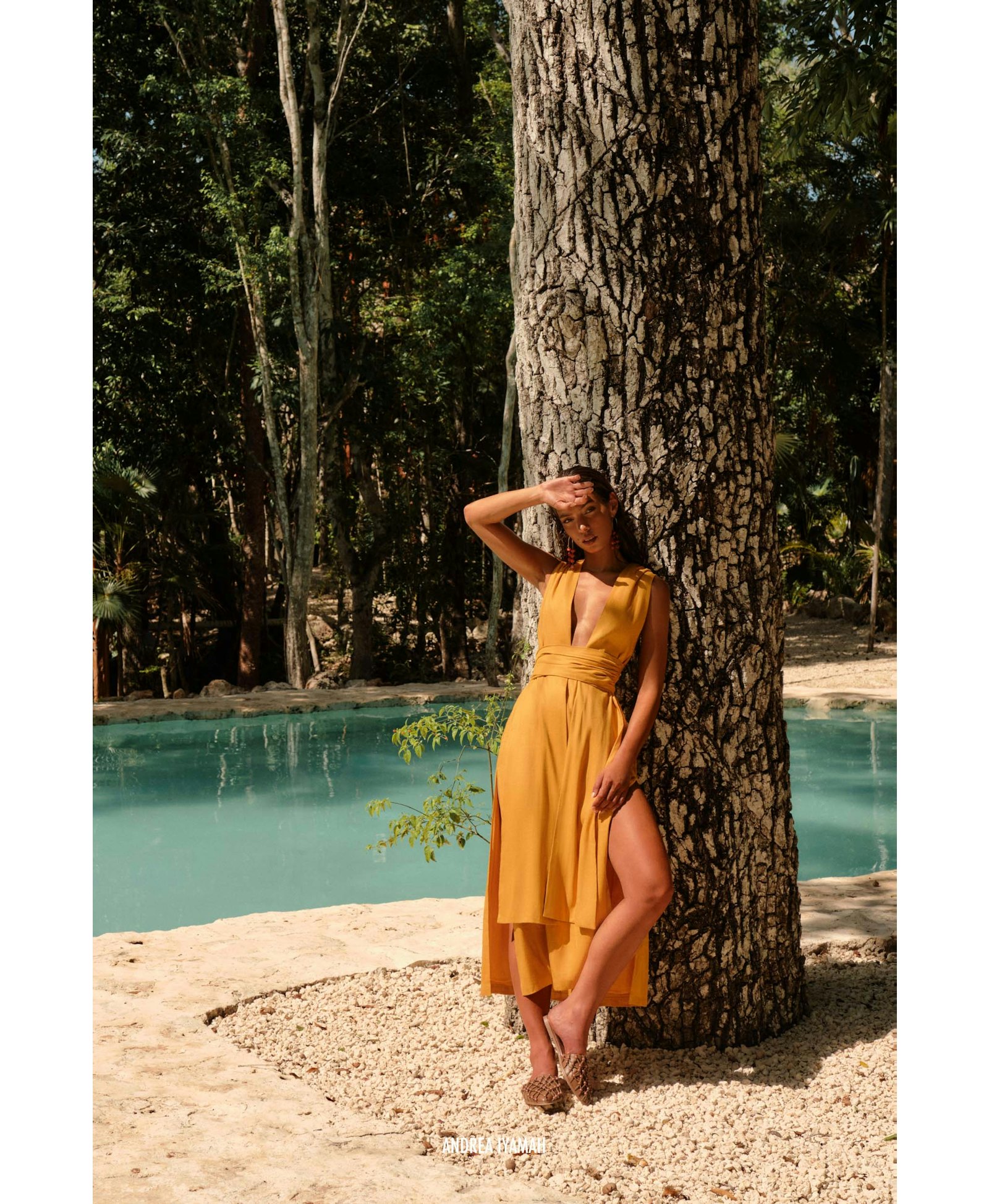 ZADO DRESS - GOLD made by Andrea Iyamah