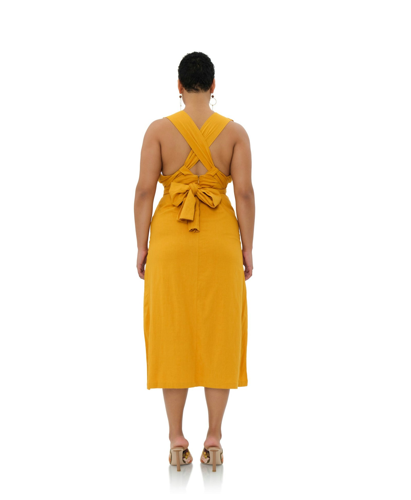 ZADO DRESS - GOLD made by Andrea Iyamah