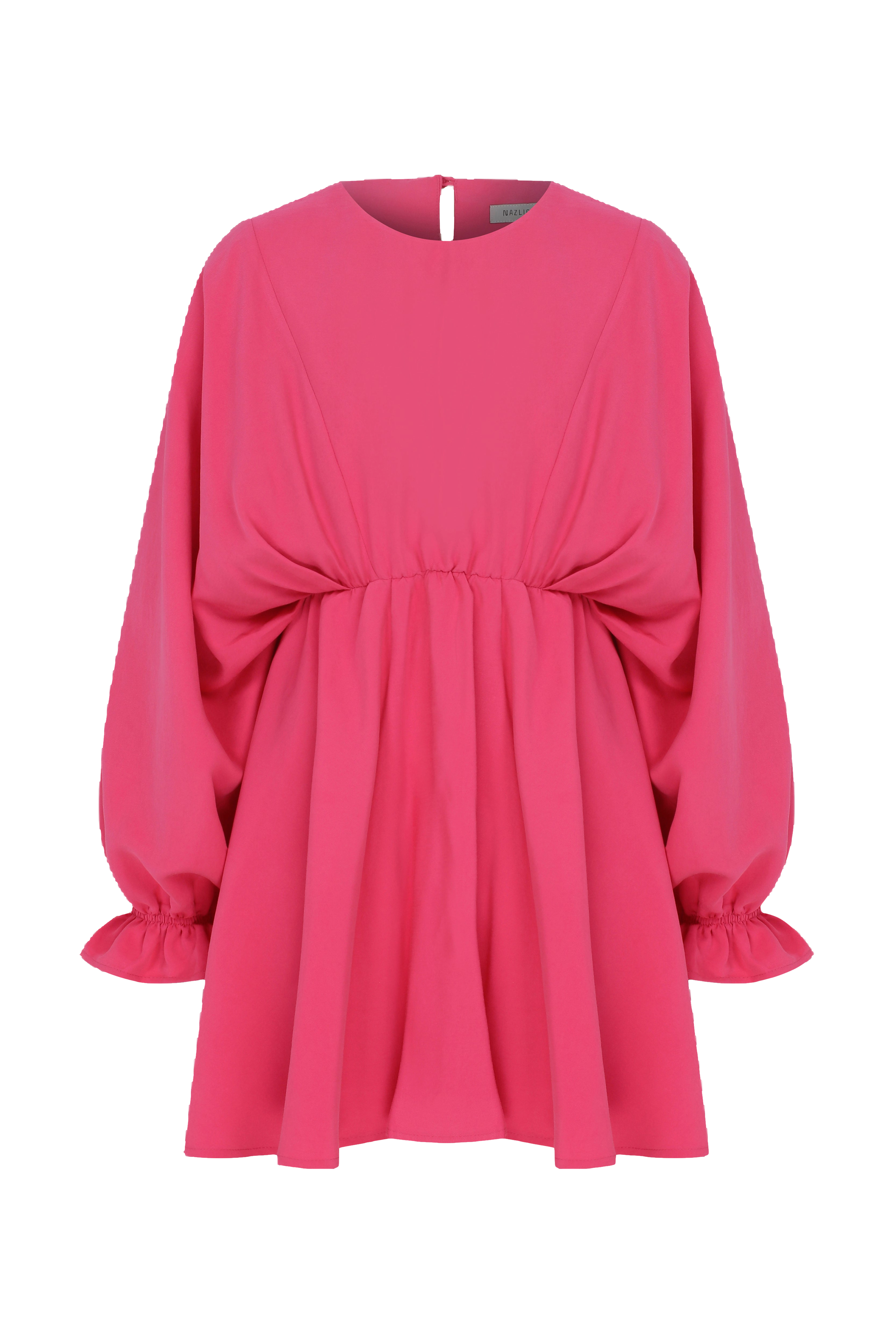 Nazli Ceren July Ruffled Mini Dress In Virtual Pink