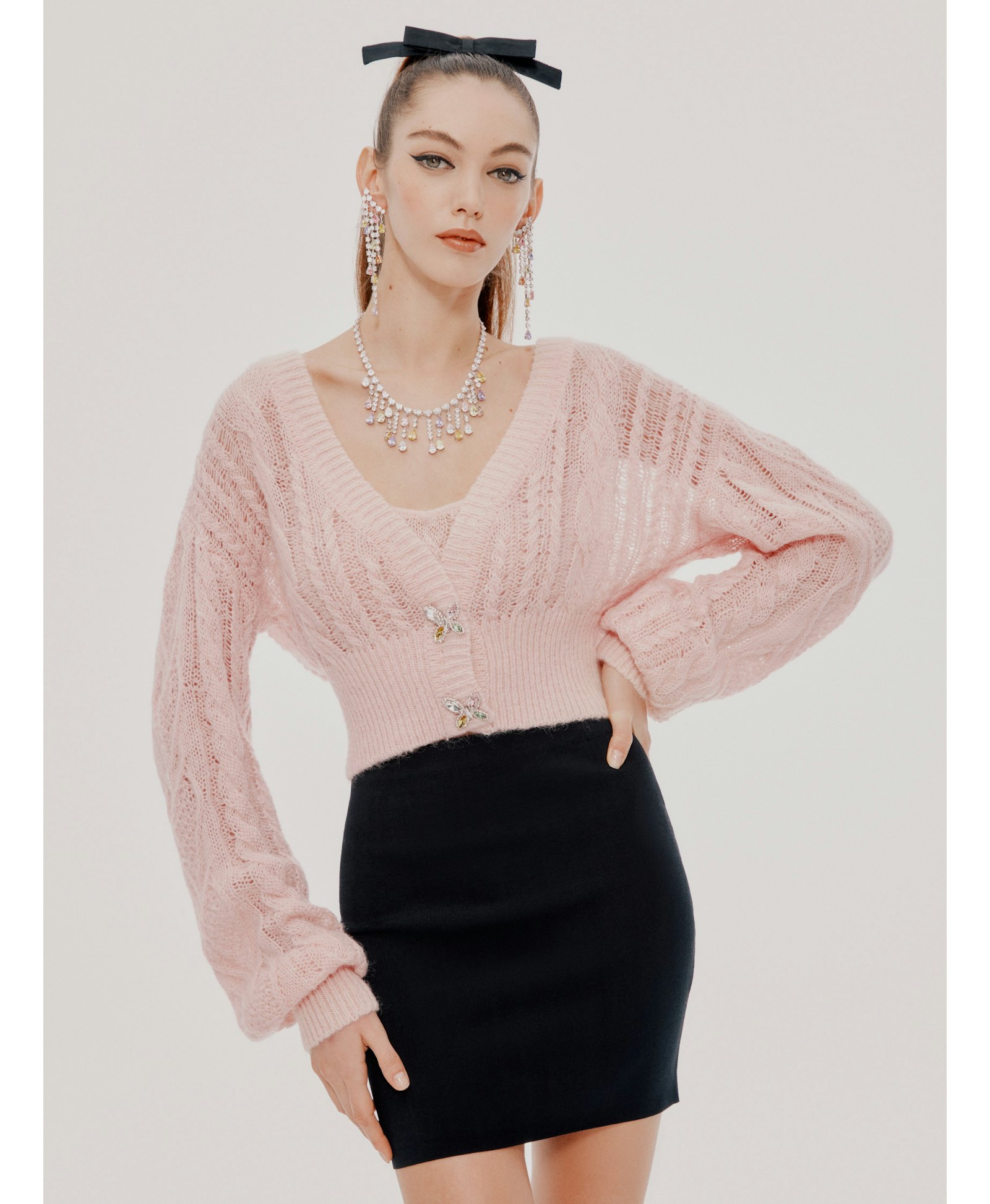 Ashley Skirt (Final Sale) in Black made by Nana Jacqueline