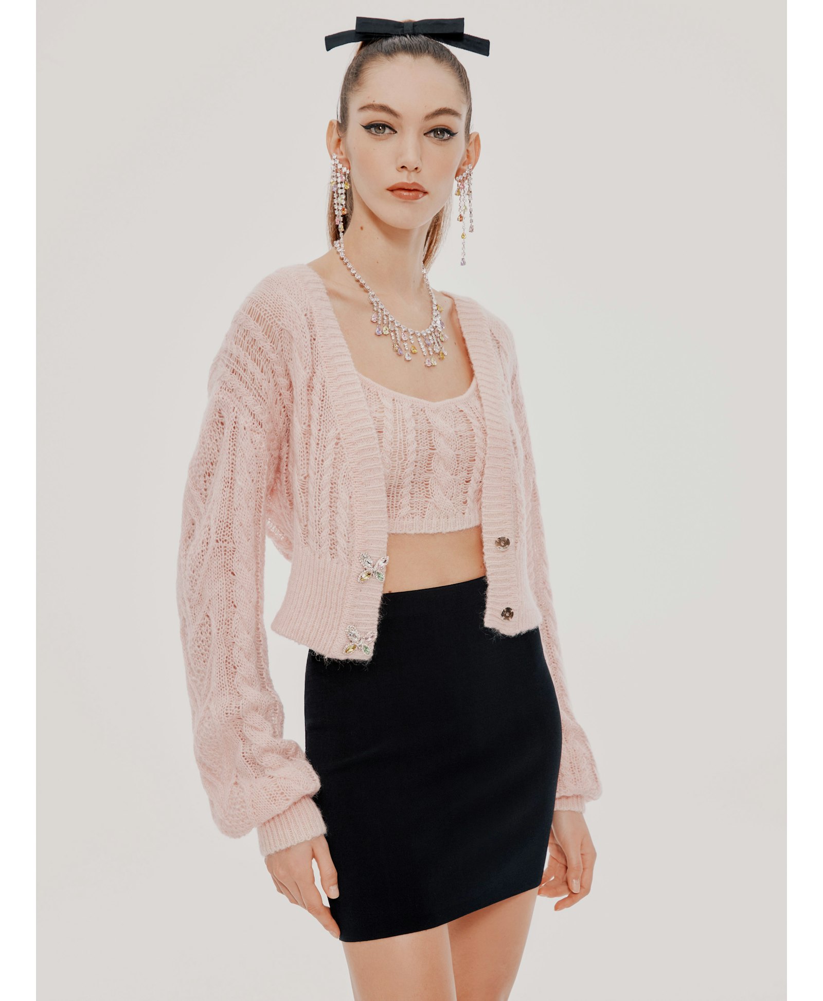 Ashley Skirt (Final Sale) in Black made by Nana Jacqueline