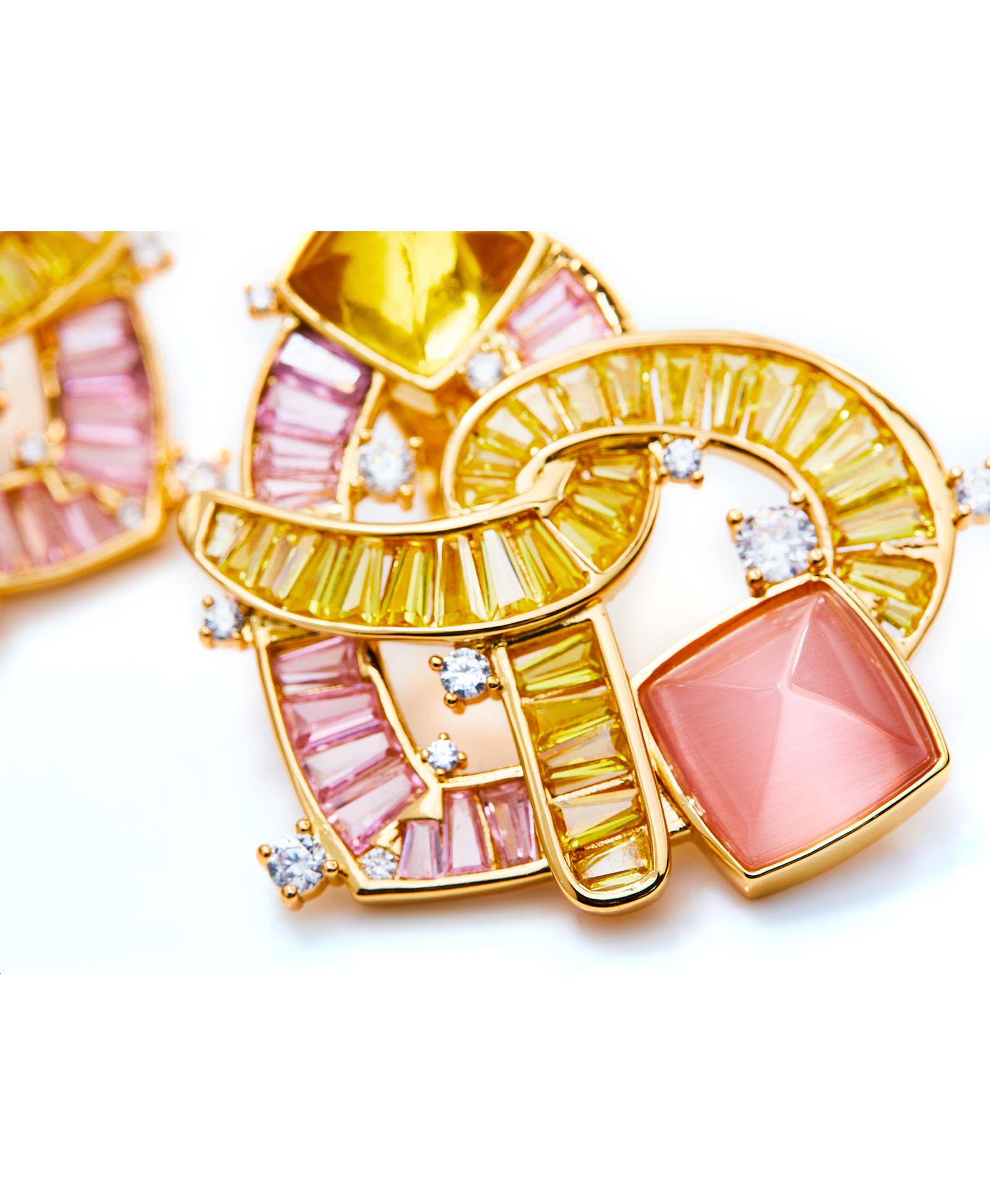 Alicia Earrings in Gold made by Nana Jacqueline