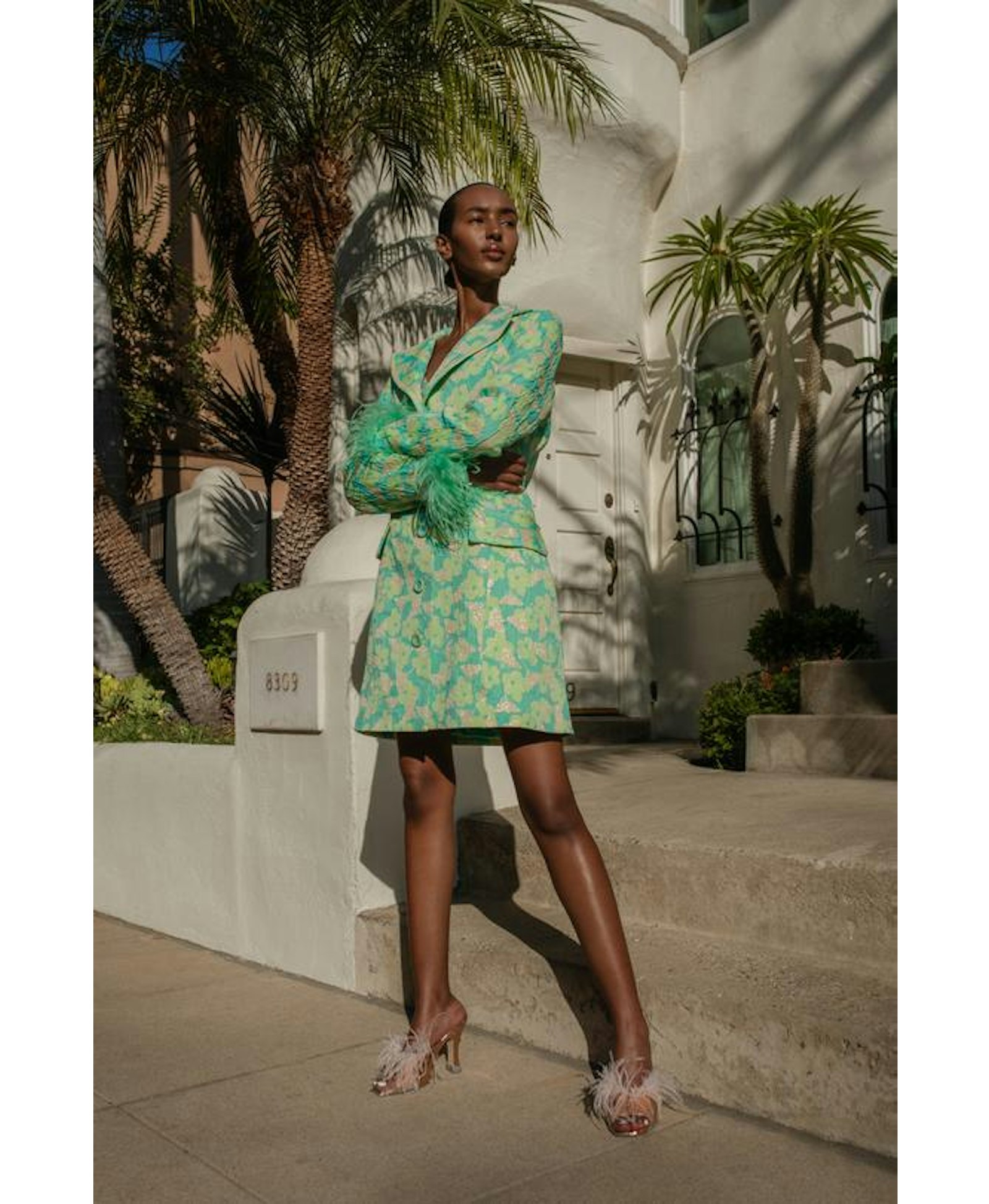 Mint Jacqueline Jacket №21 made by ANDREEVA