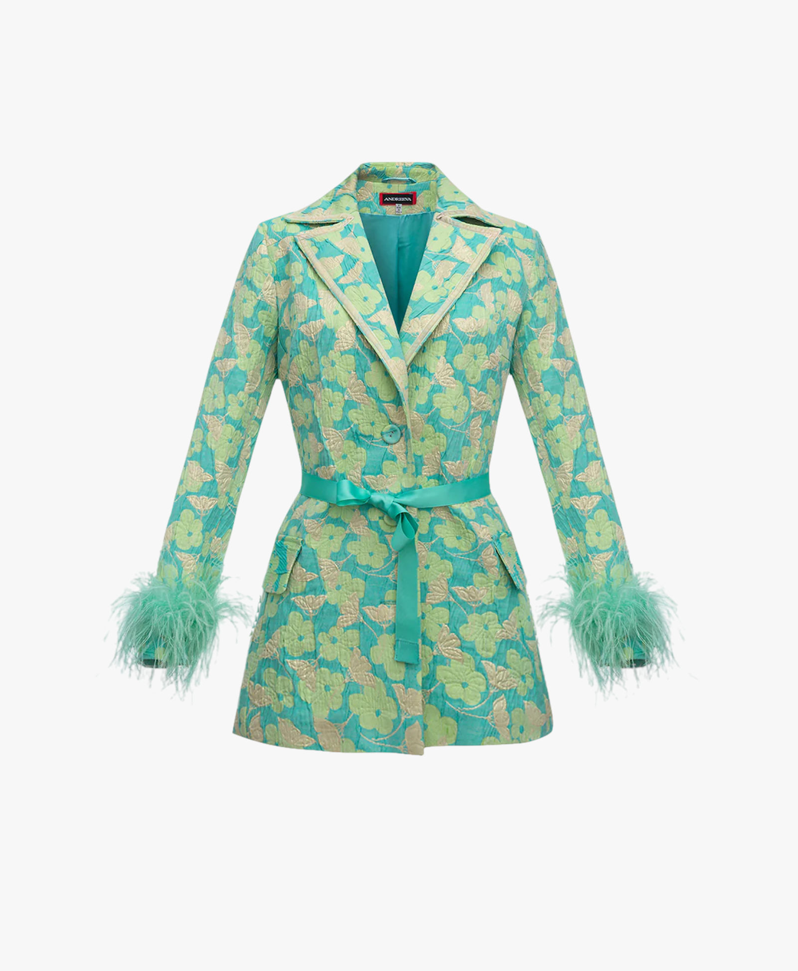Mint Jacqueline Jacket №21 made by ANDREEVA